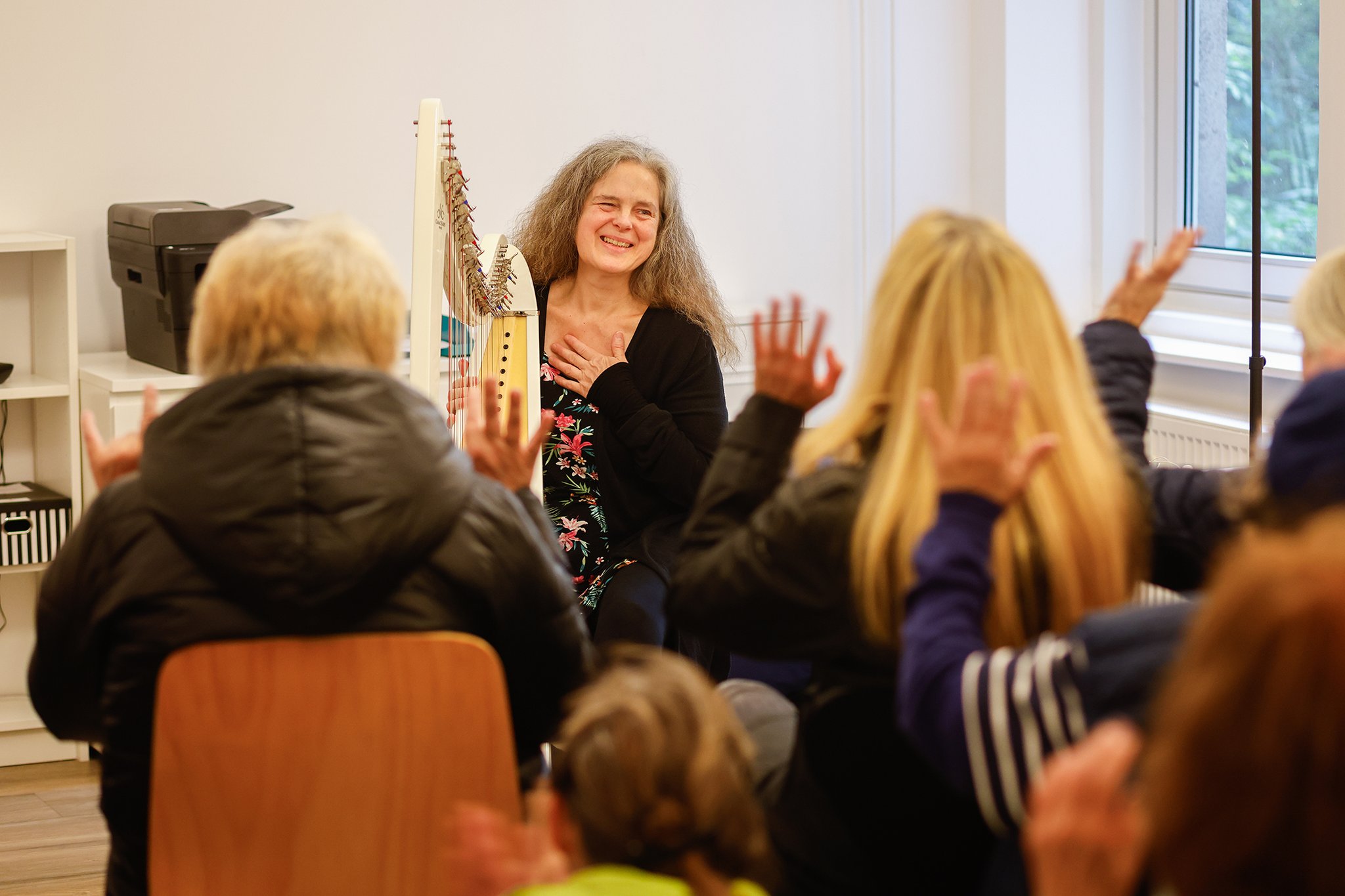 Bhavani im Vor-Ort-Büro, Foto: Antonia Richter