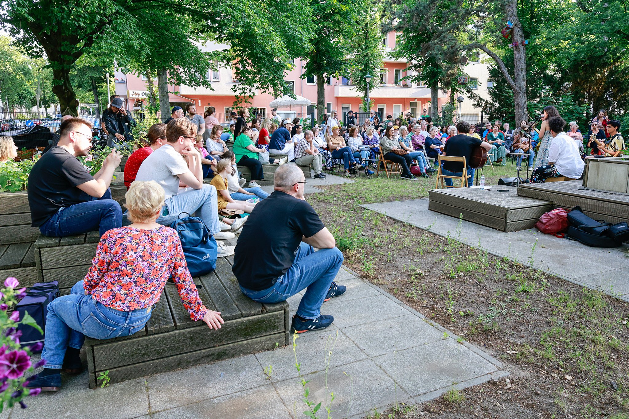 Ares Gratal Band im Lesegarten, Foto: Antonia Richter
