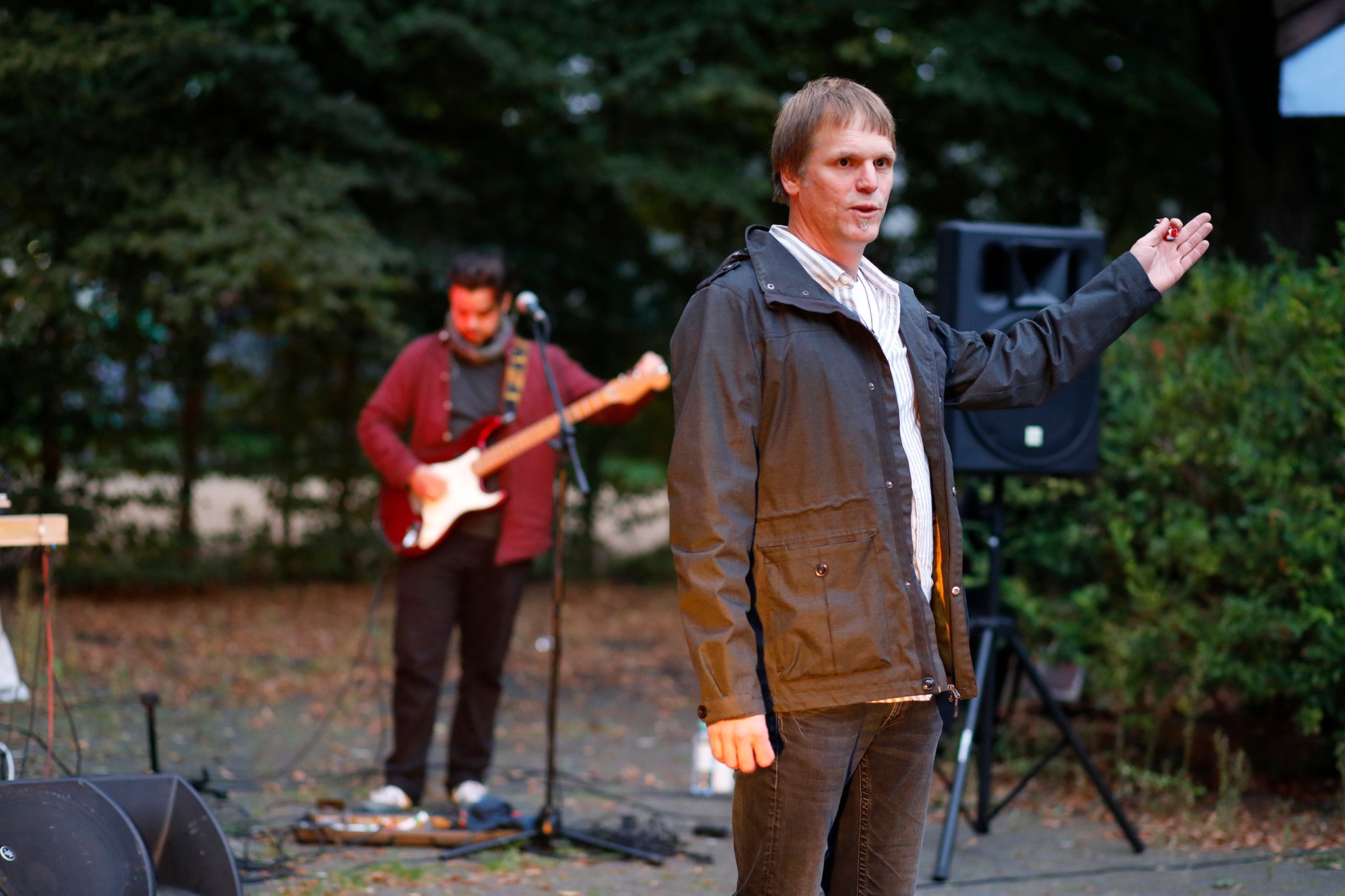 "Woodman Jam" im Garten vom Laiv, Foto: Antonia Richter (gatonia.de)