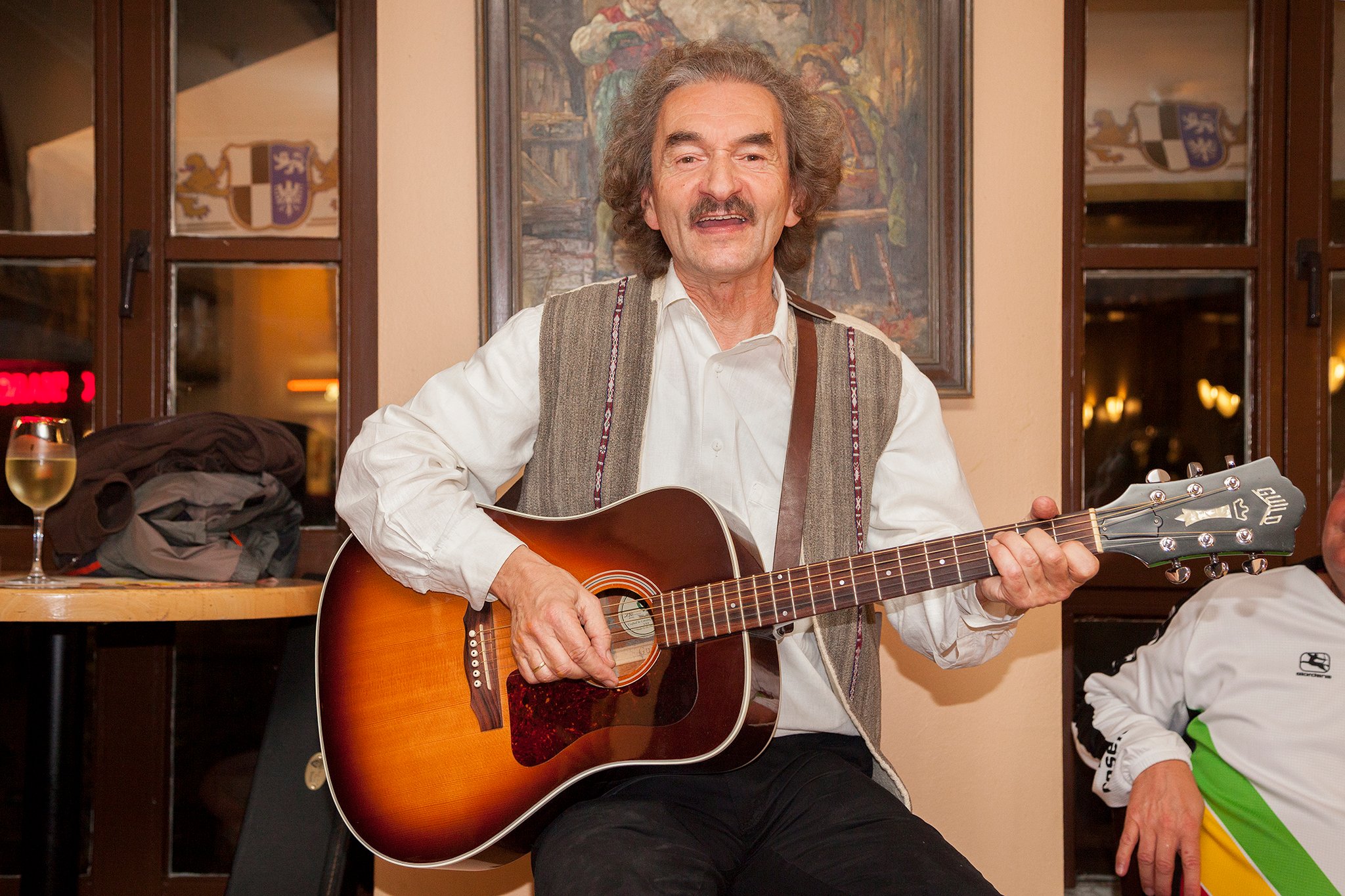 Hans Marquardt im Restaurant Alt-Reinickendorf, Foto: Antonia Richter