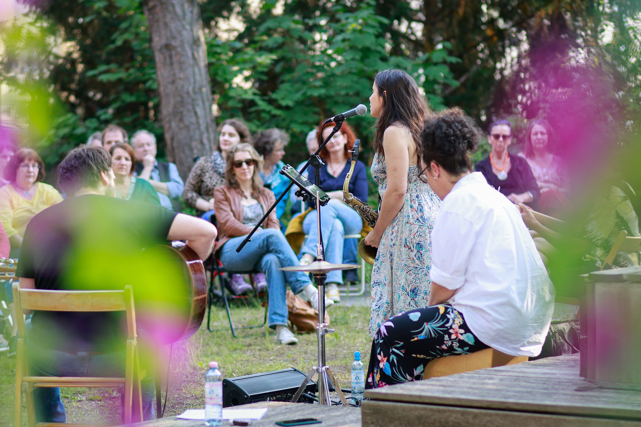 Ares Gratal Band im Lesegarten, Foto: Antonia Richter