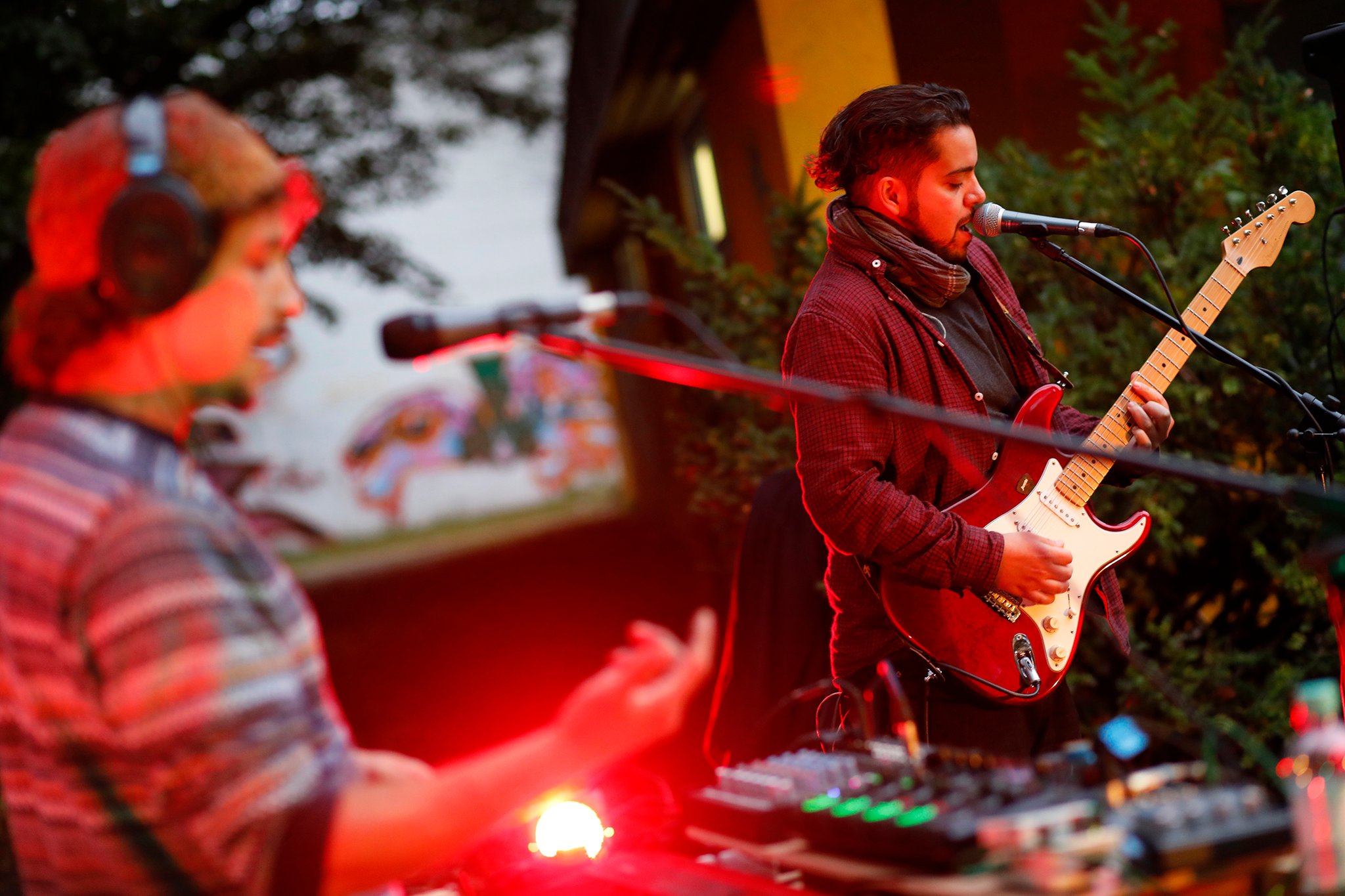 "Woodman Jam" im Garten vom Laiv, Foto: Antonia Richter (gatonia.de)