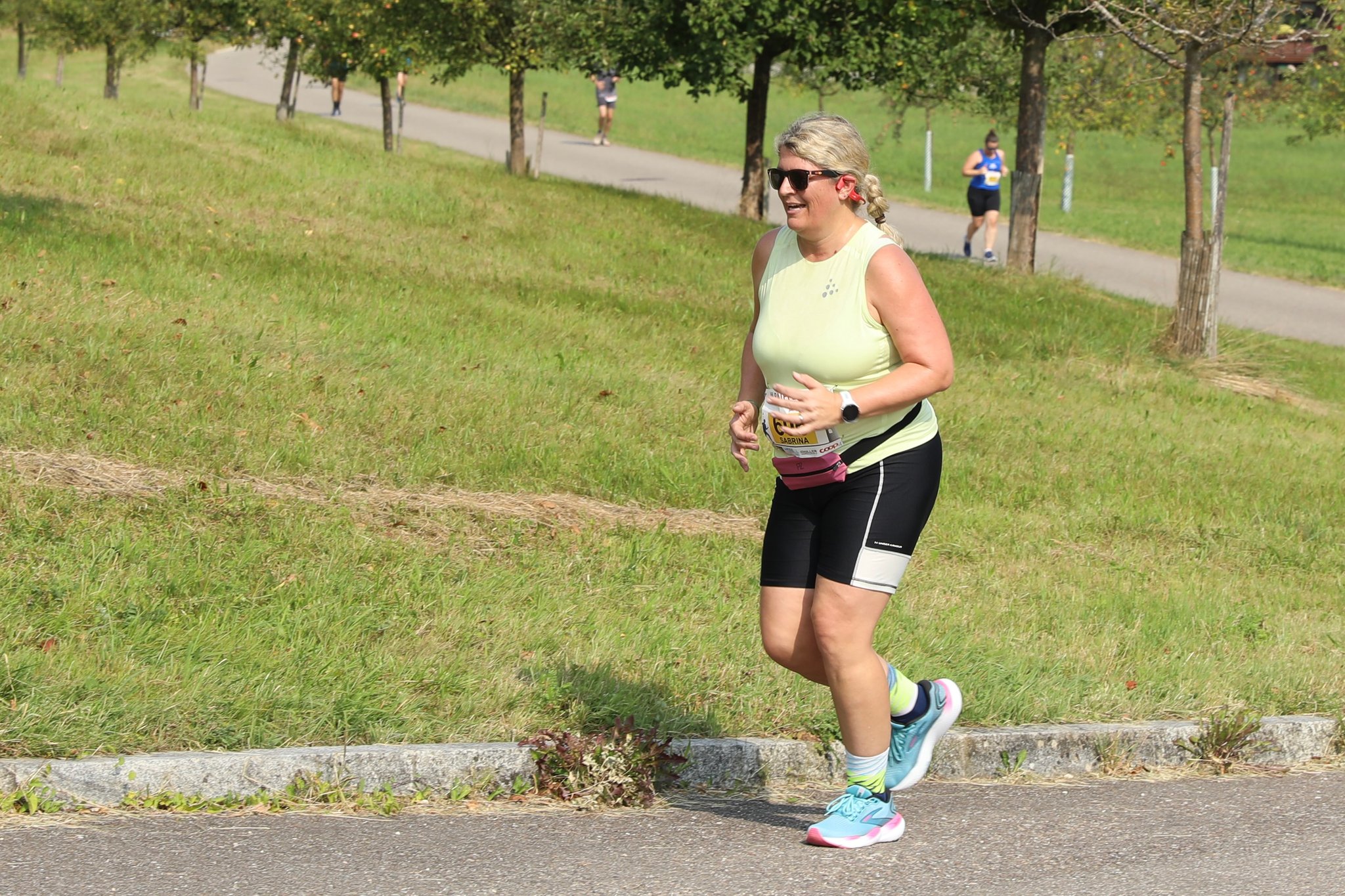 Bravo Sabrina - unsere Vertreterin am Lauf!