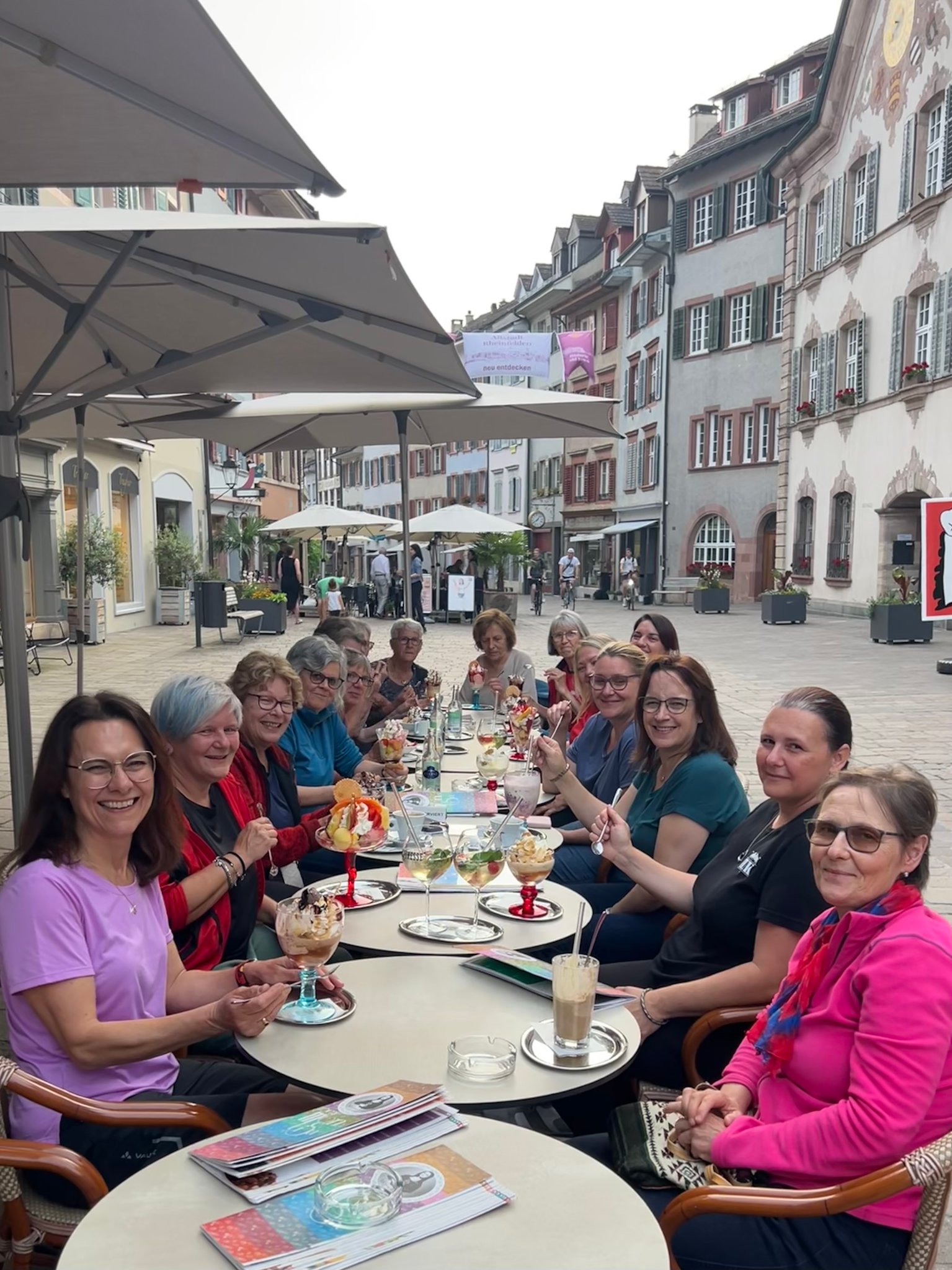 Gesellige Runde in Rheinfelden