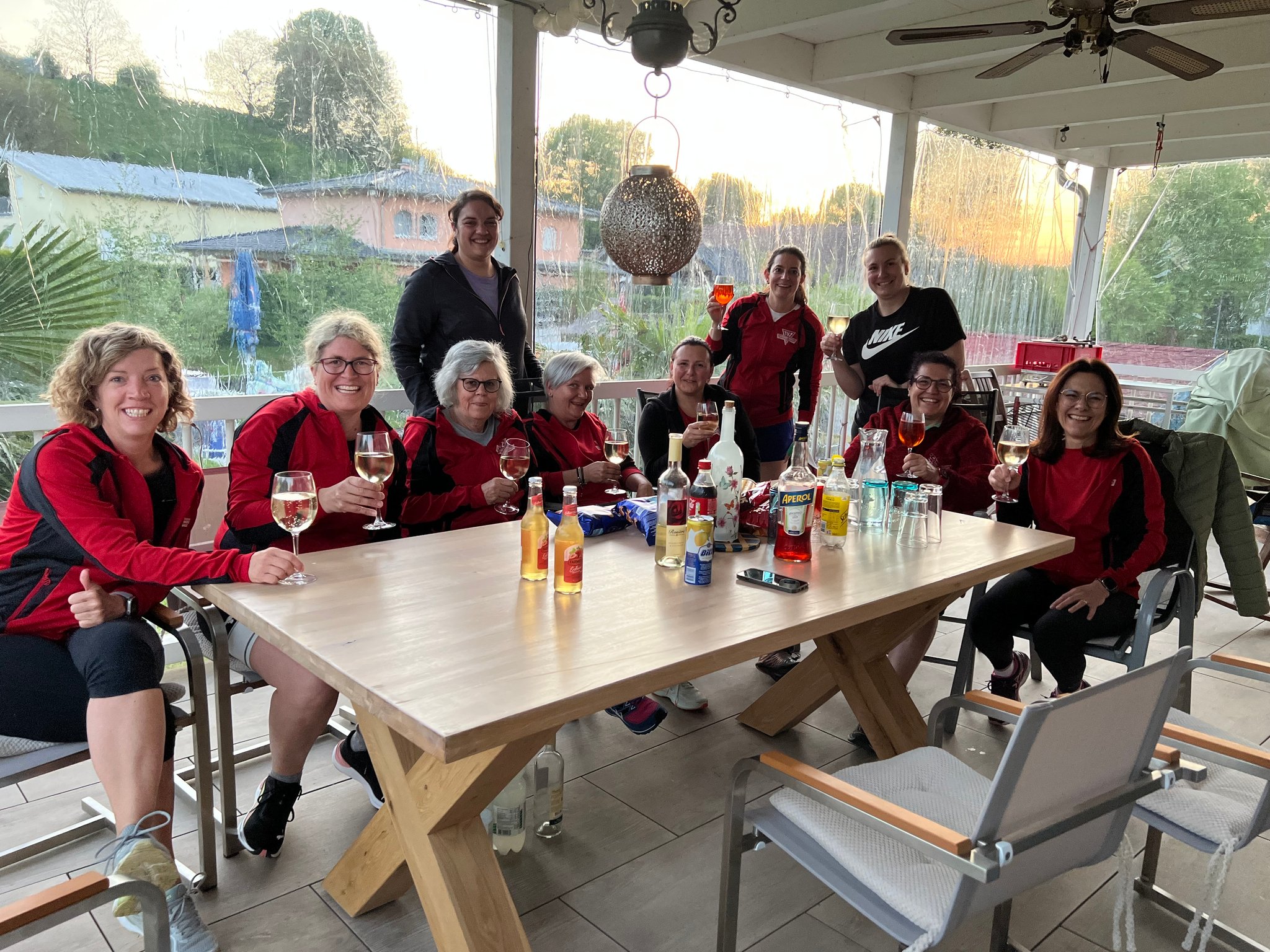 Apéro nach dem Outdoortraing