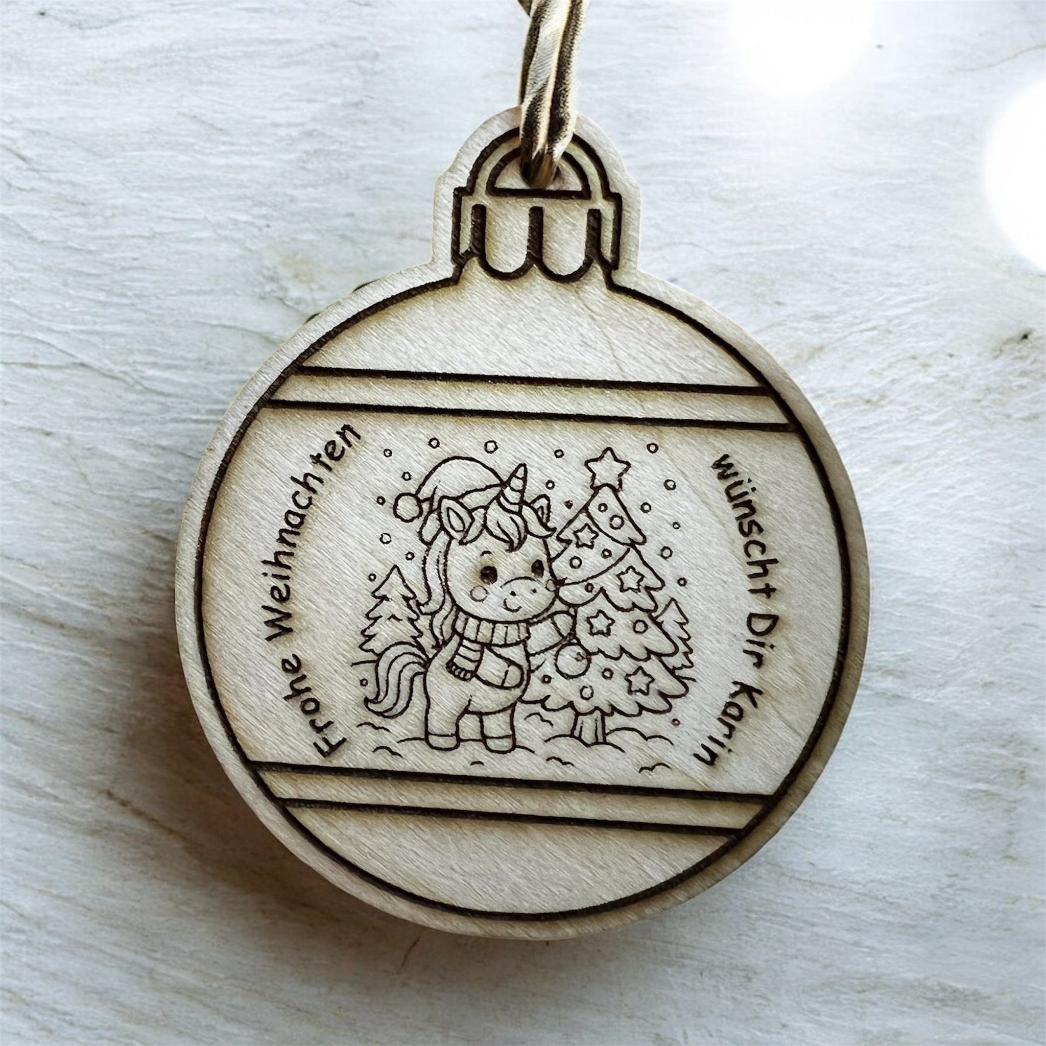 Anhänger aus Holz für Weihnachtsbaum oder als Deko