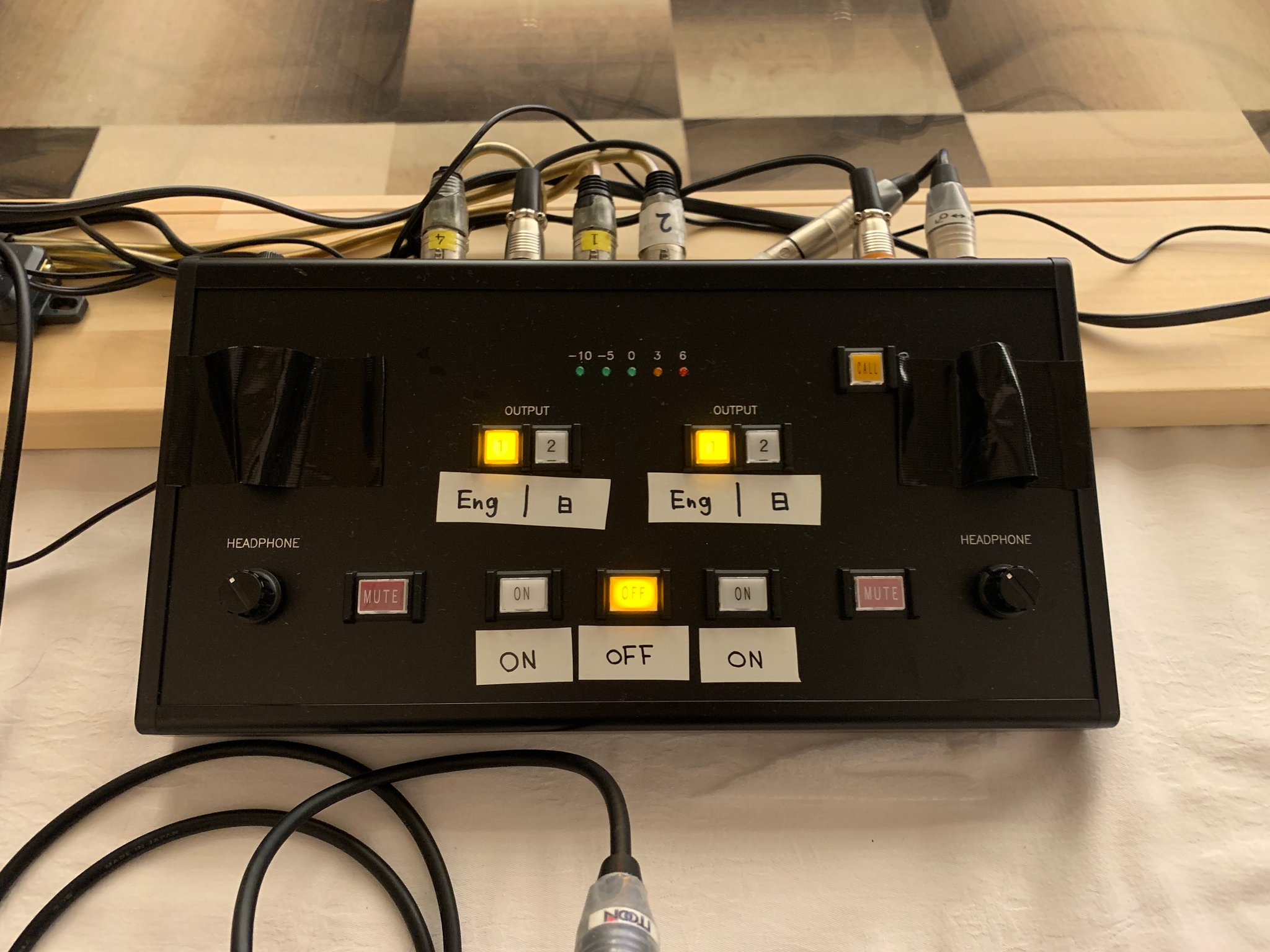 同時通訳ユニット（オリジナルカット機能付き）