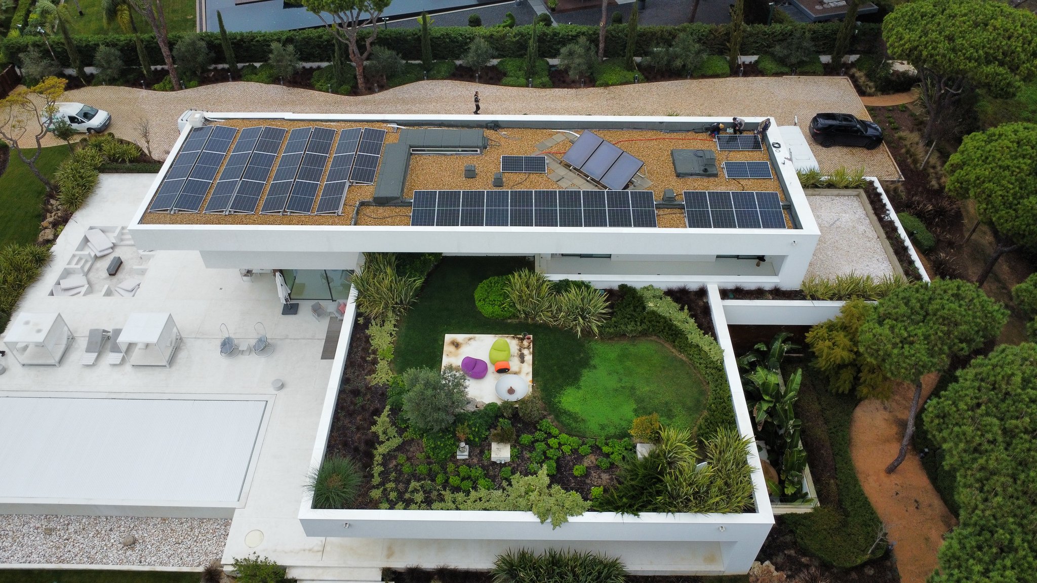 20 Kw Roof East/West K2 Dome and + 30º South in Vilamoura