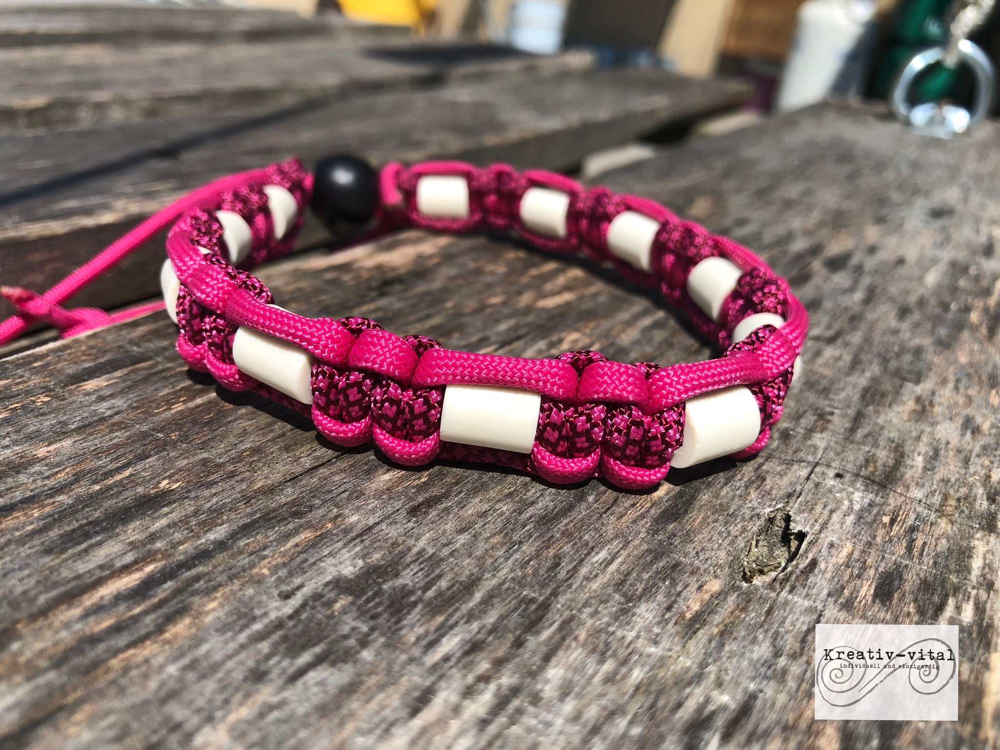 EM Keramik Halsband für Hund/Katze 32-35cm Halsumfang