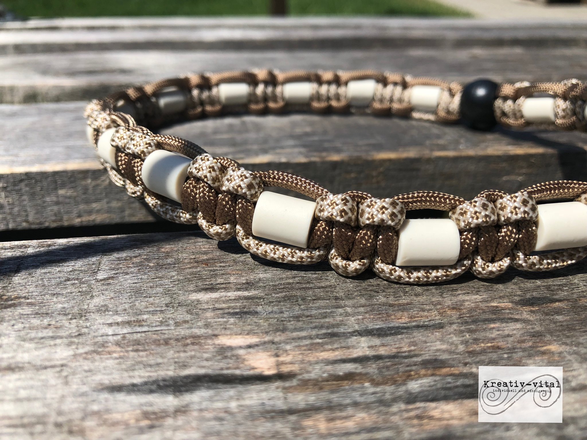 EM Keramik Halsband für Hund/Katze 46-50cm Halsumfang