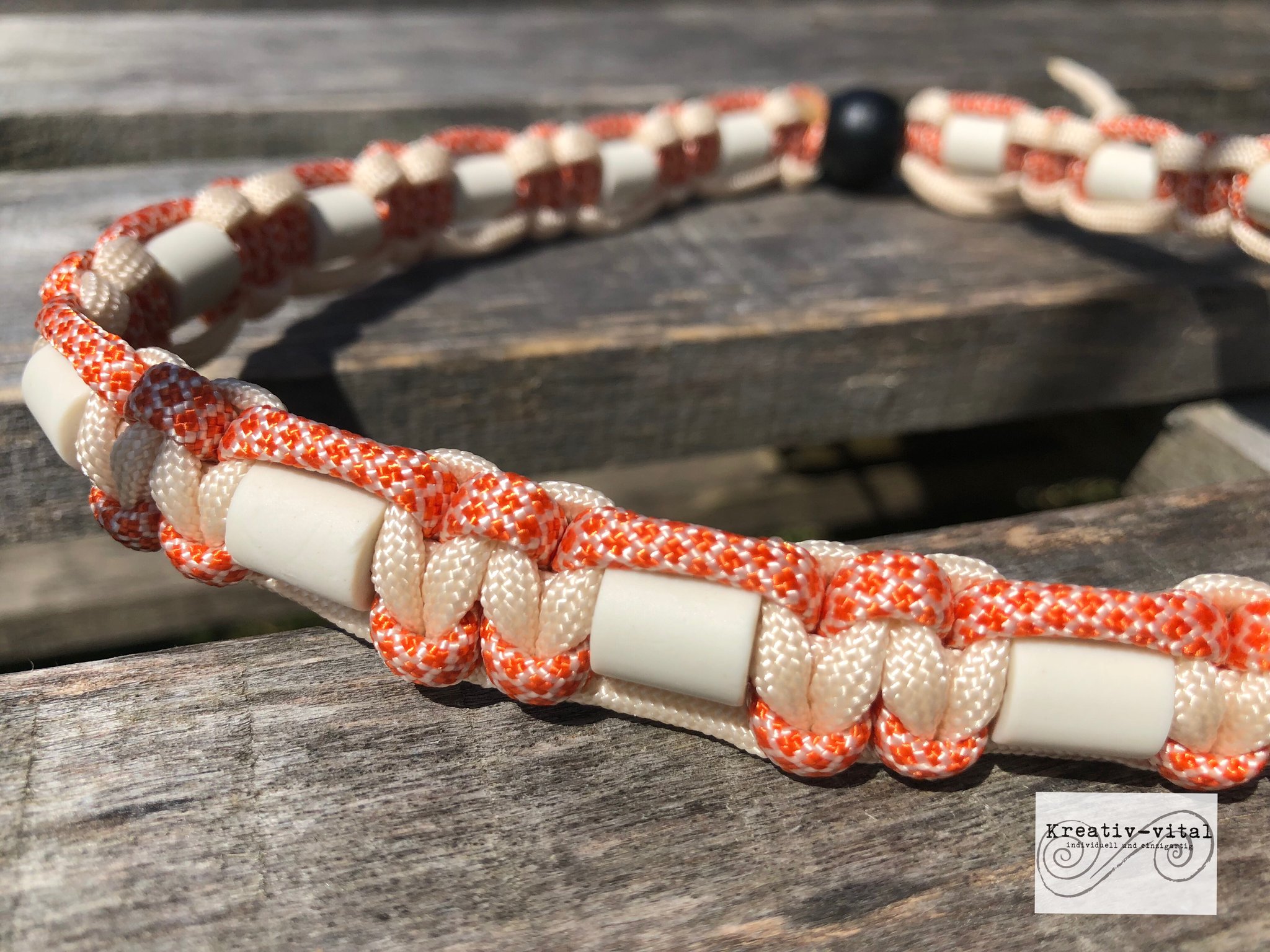 EM Keramik Halsband für Hund/Katze 46-50cm Halsumfang