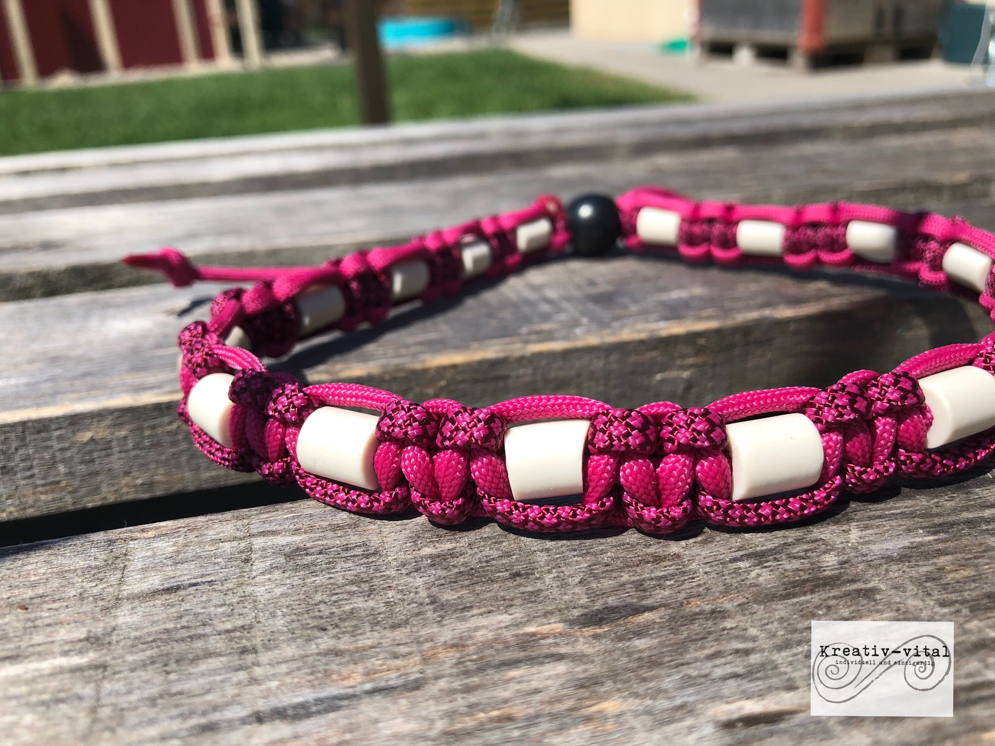 EM Keramik Halsband für Hund/Katze 46-50cm Halsumfang