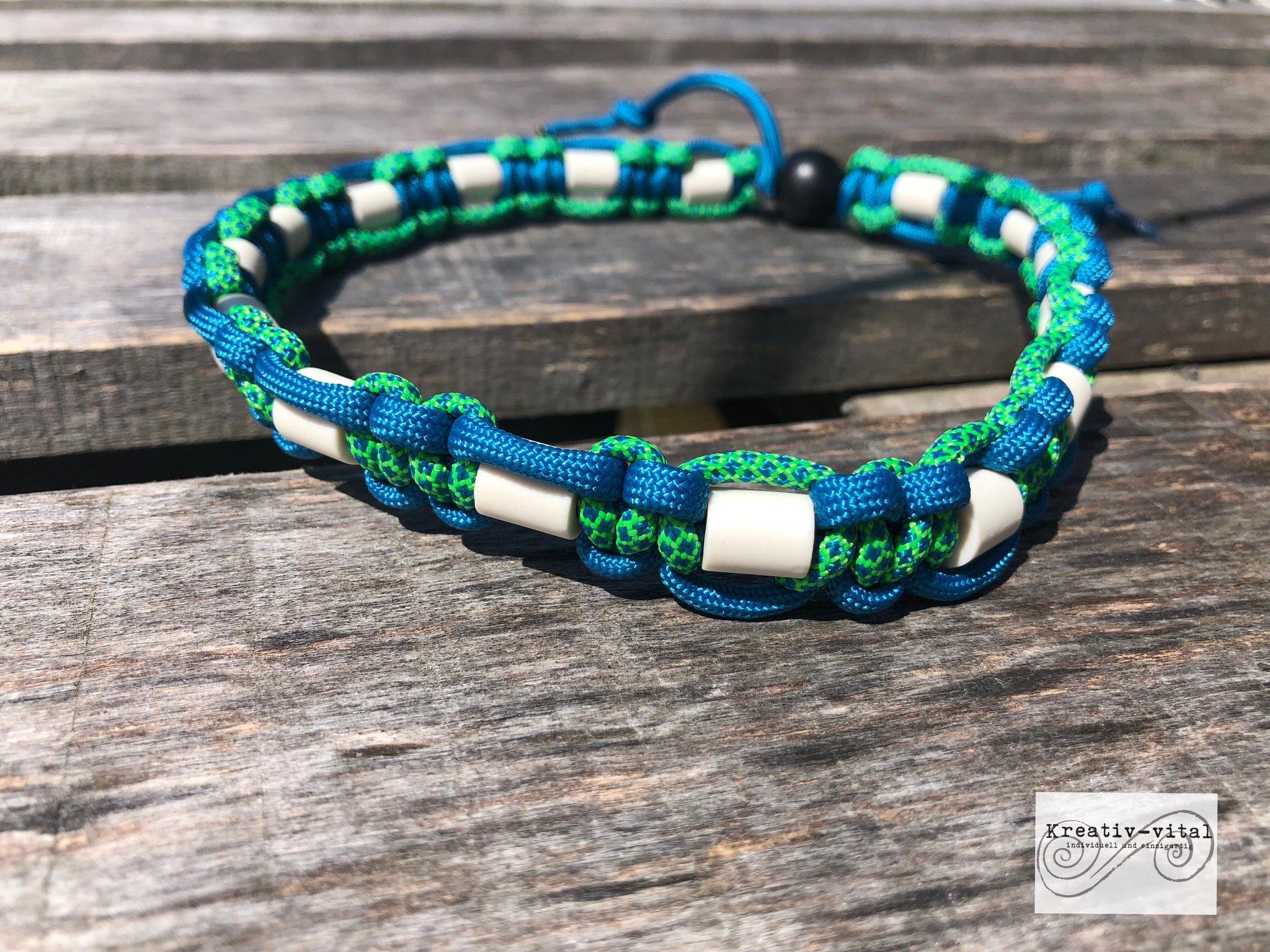 EM Keramik Halsband für Hund/Katze 46-50cm Halsumfang