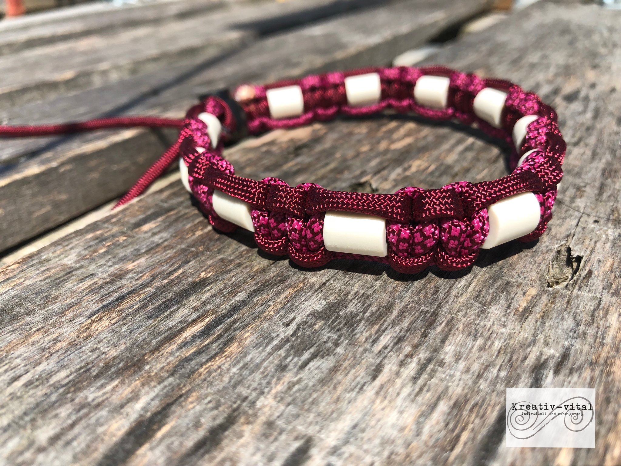 EM Keramik Halsband für Hund/Katze 32-35cm Halsumfang