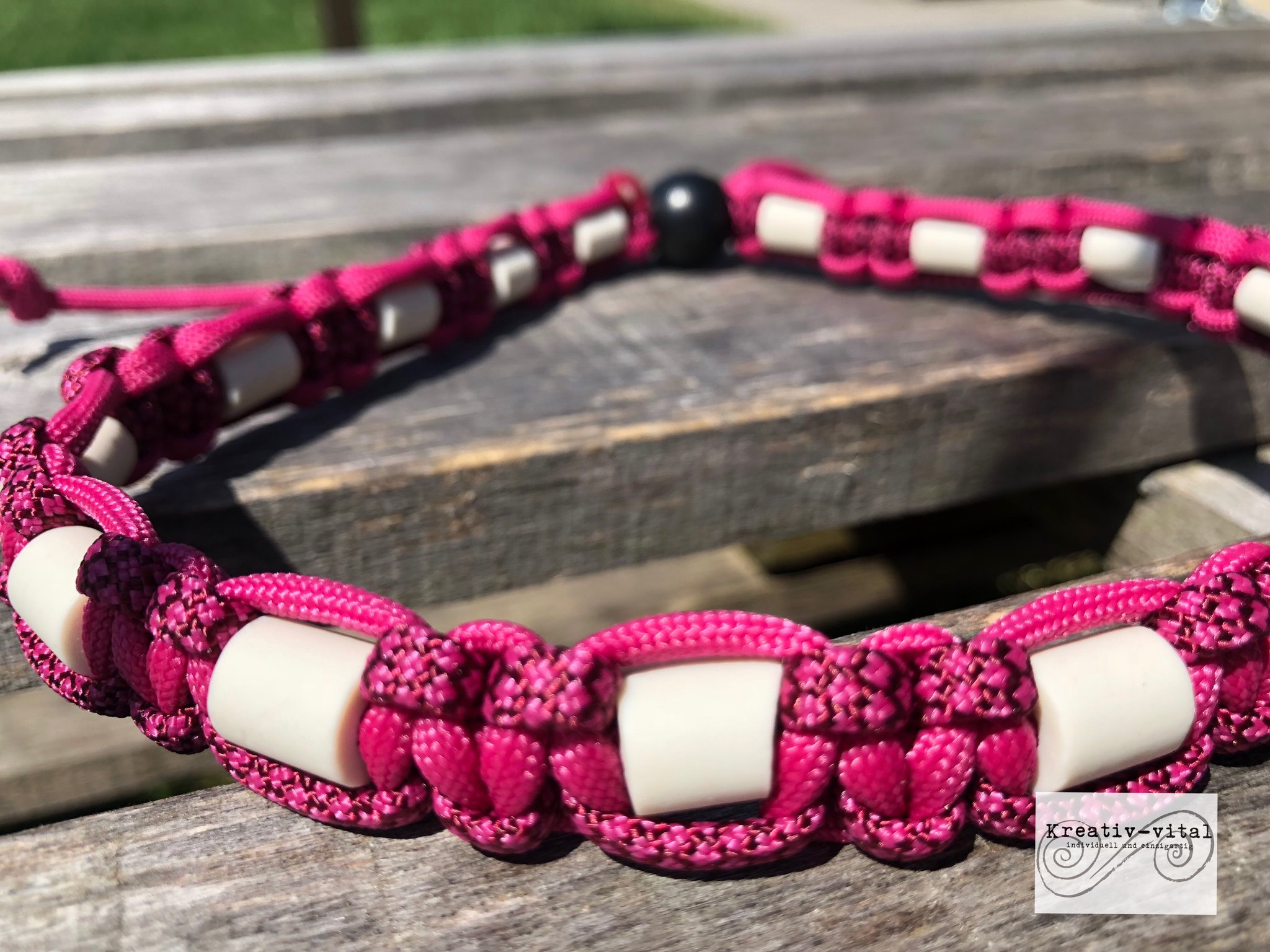 EM Keramik Halsband für Hund/Katze 46-50cm Halsumfang