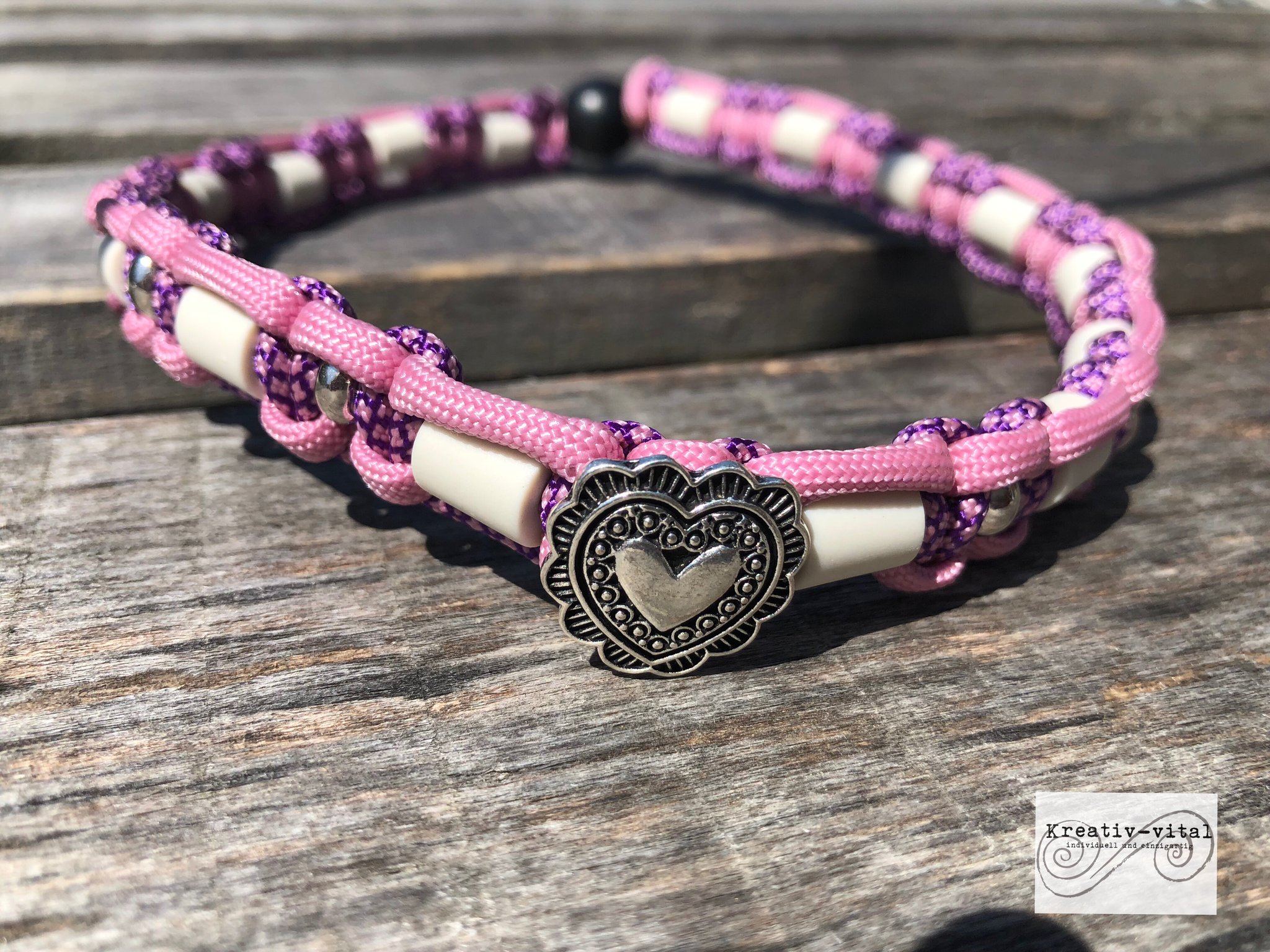 EM Keramik Halsband für Hund/Katze 46-50cm Halsumfang