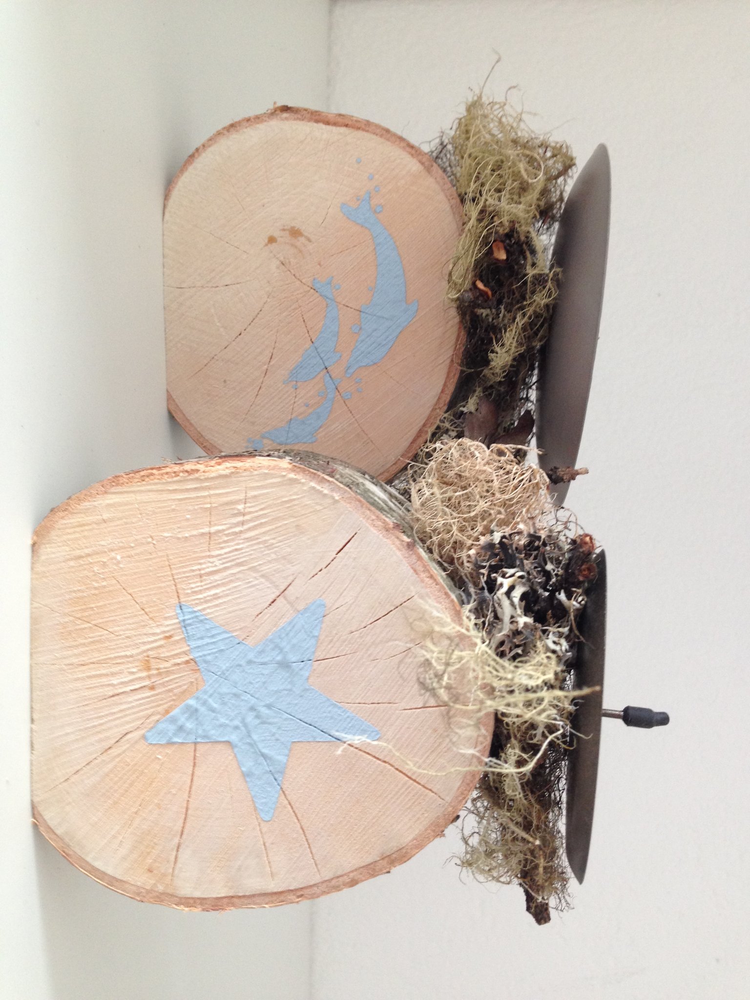 Birkenscheiben-Kerze 