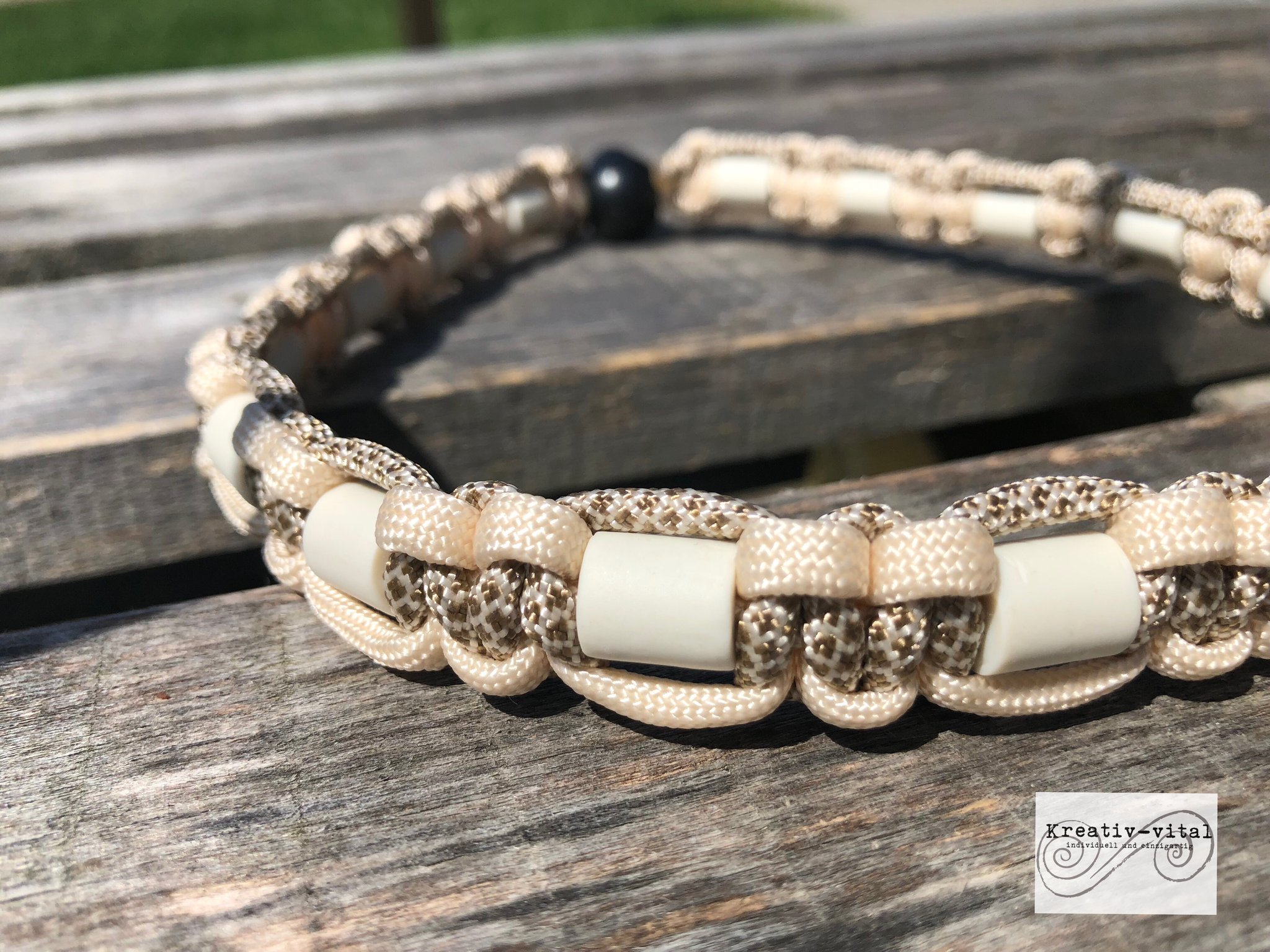 EM Keramik Halsband für Hund/Katze 46-50cm Halsumfang