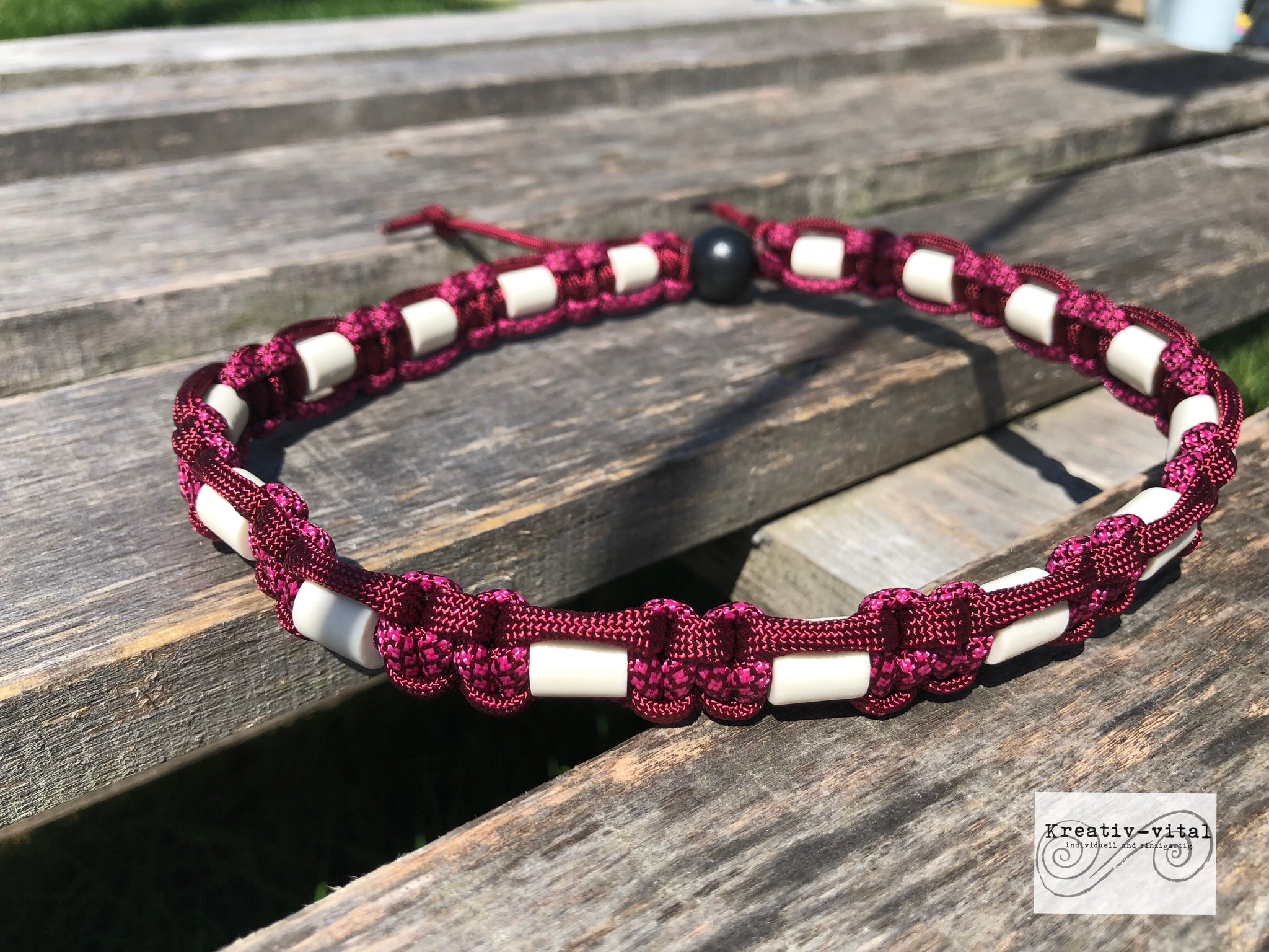 EM Keramik Halsband für Hund/Katze 46-50cm Halsumfang