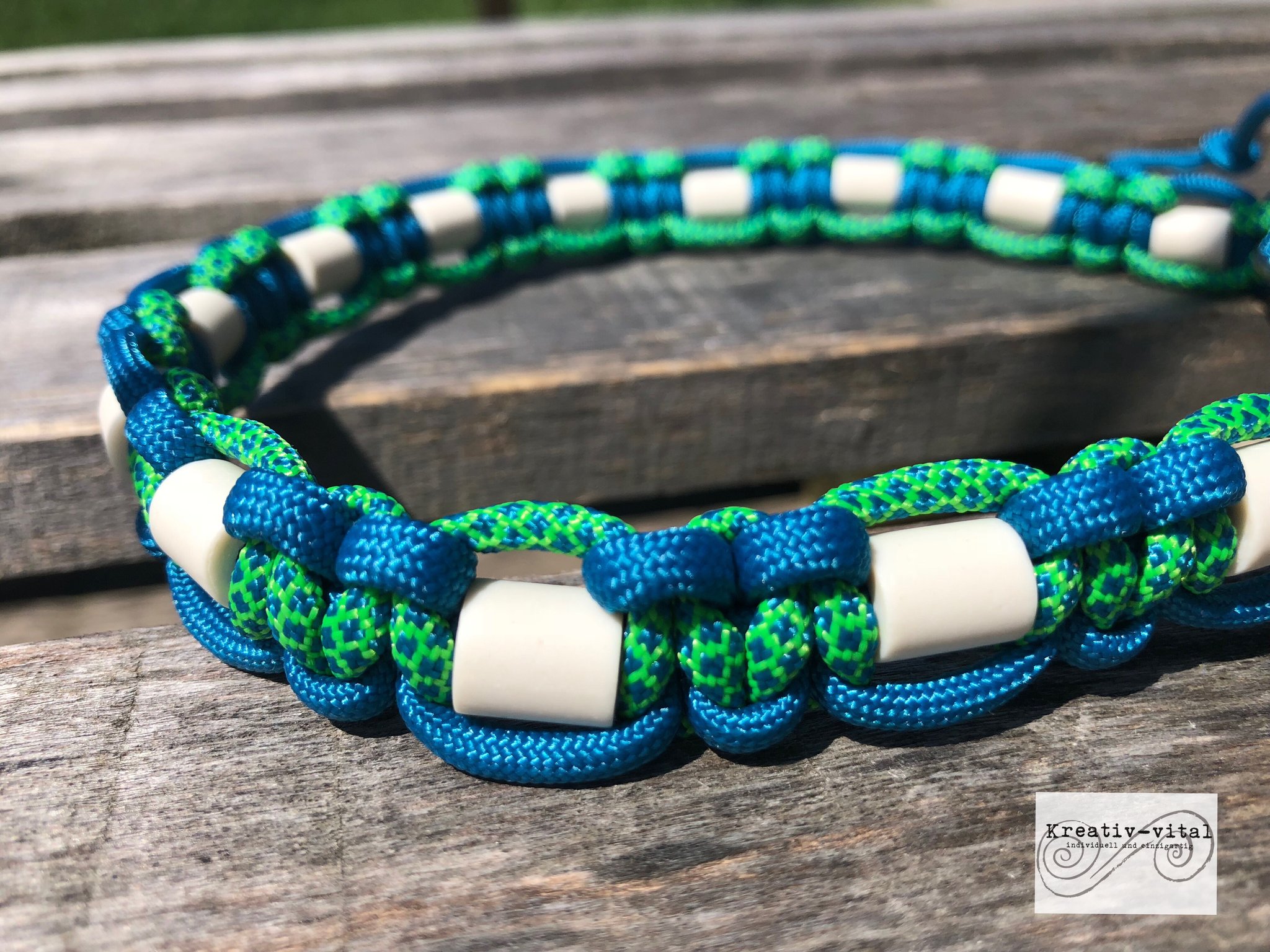 EM Keramik Halsband für Hund/Katze 46-50cm Halsumfang