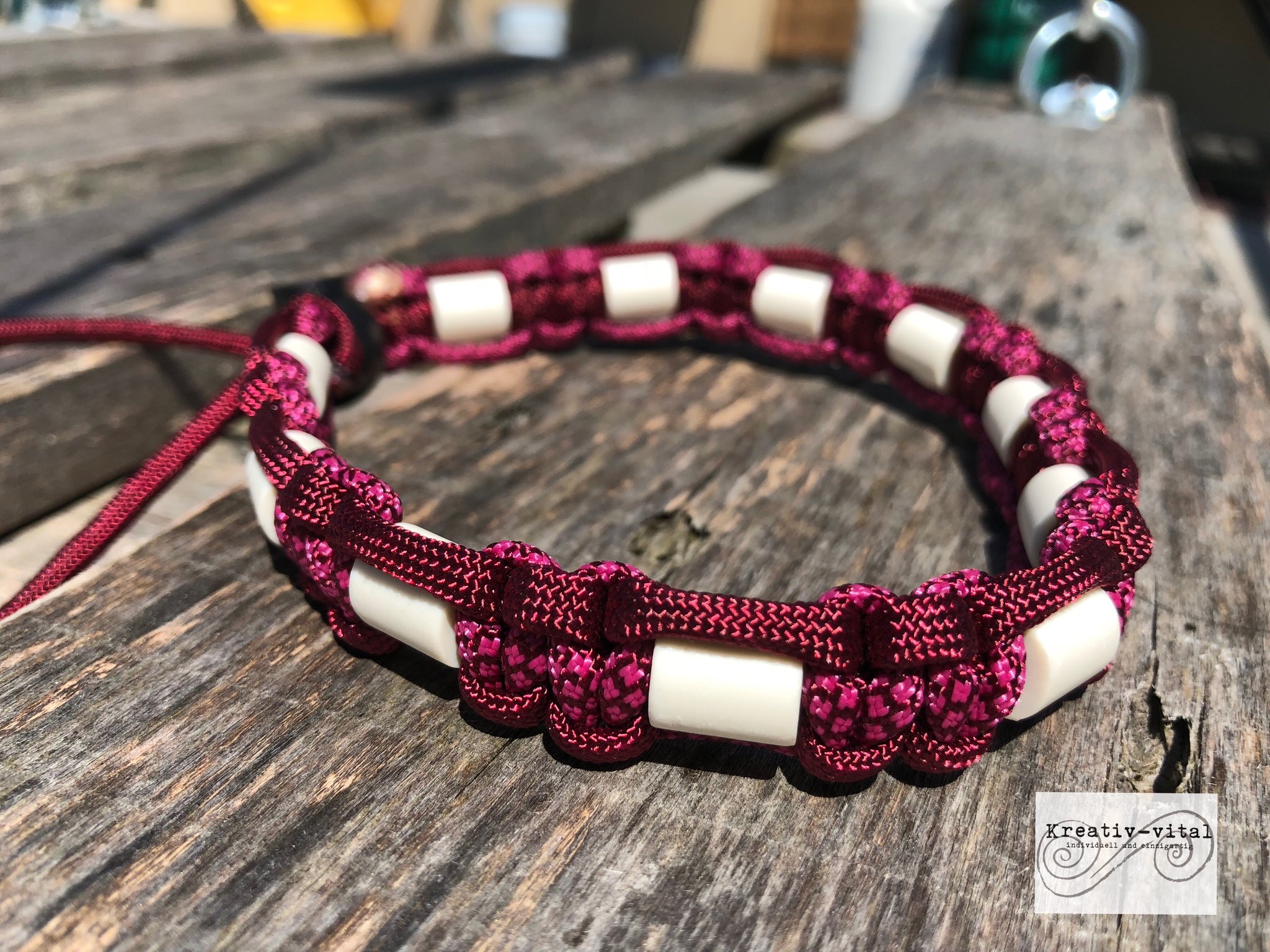 EM Keramik Halsband für Hund/Katze 46-50cm Halsumfang