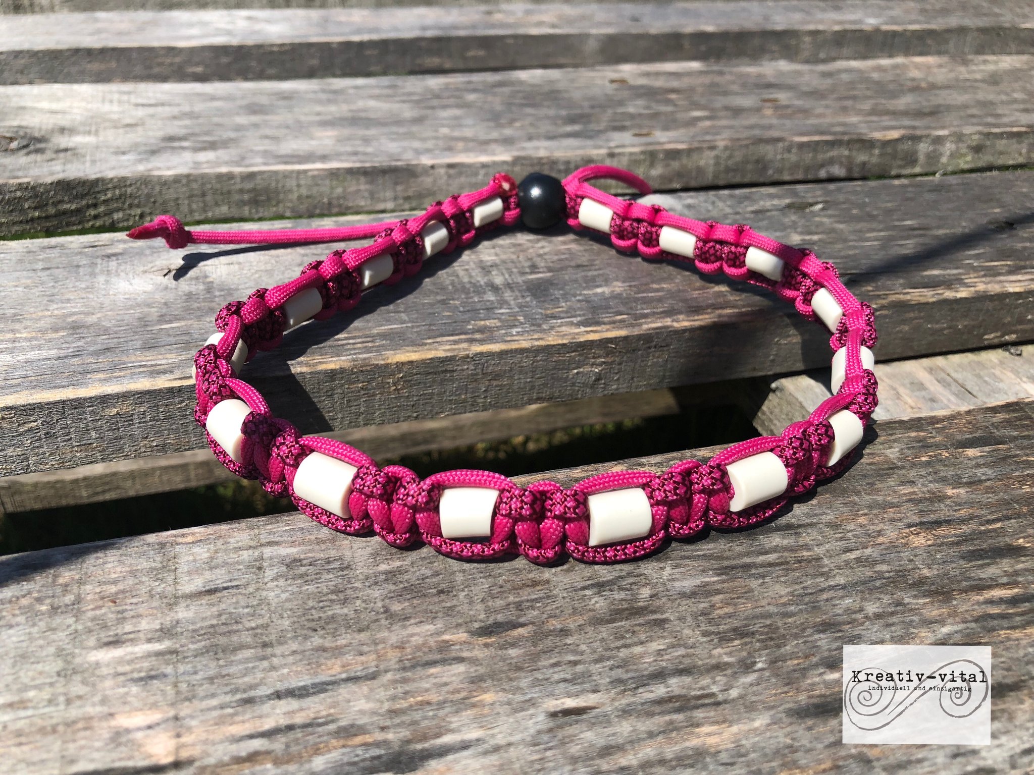 EM Keramik Halsband für Hund/Katze 46-50cm Halsumfang