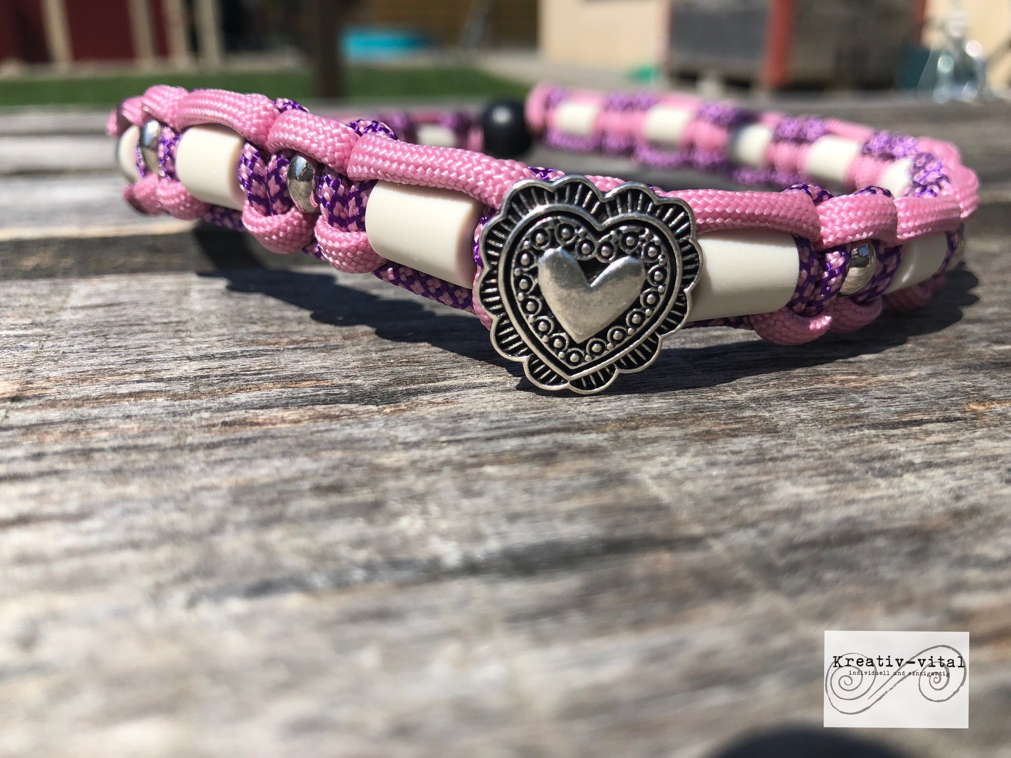 EM Keramik Halsband für Hund/Katze 46-50cm Halsumfang