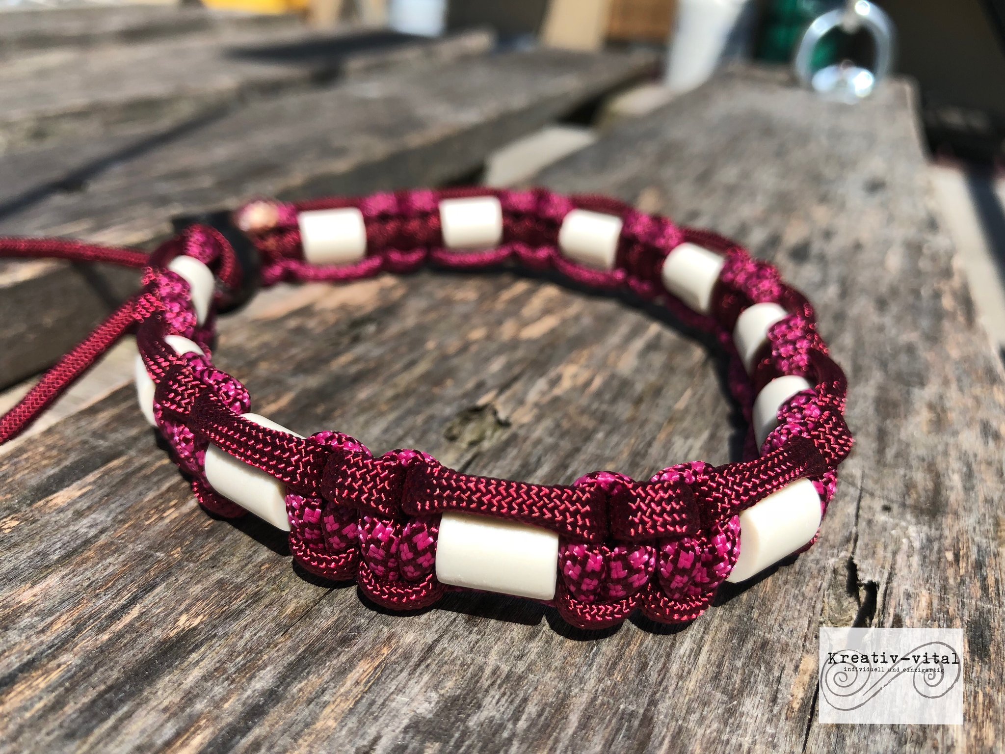 EM Keramik Halsband für Hund/Katze 32-35cm Halsumfang