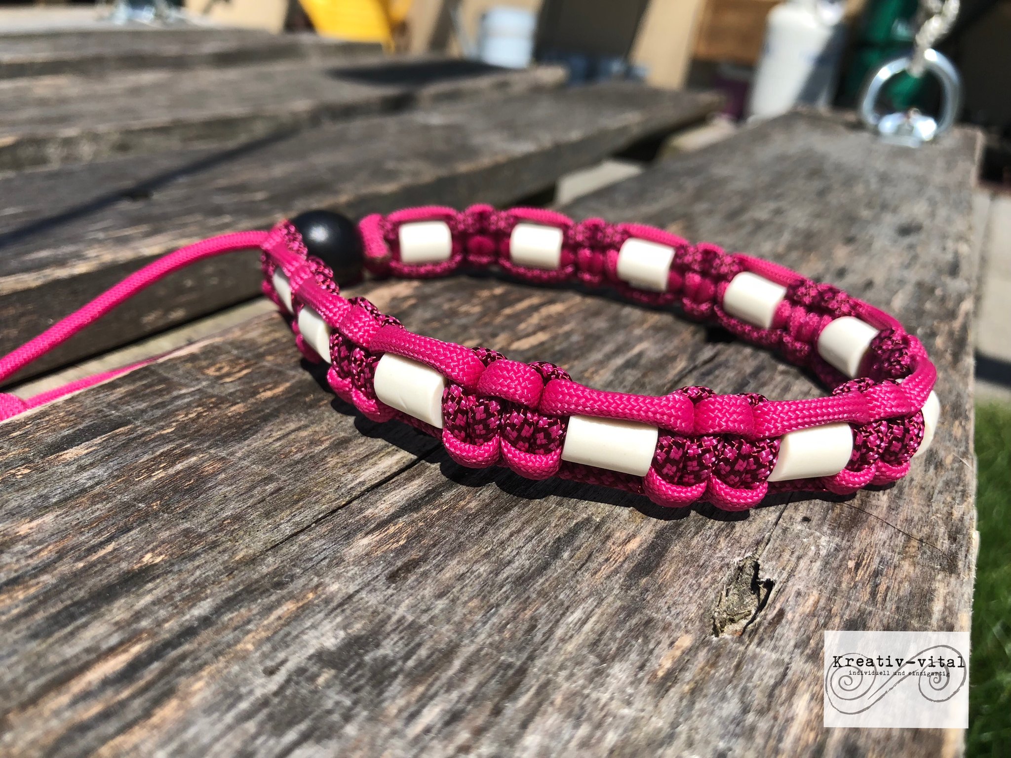 EM Keramik Halsband für Hund/Katze 46-50cm Halsumfang