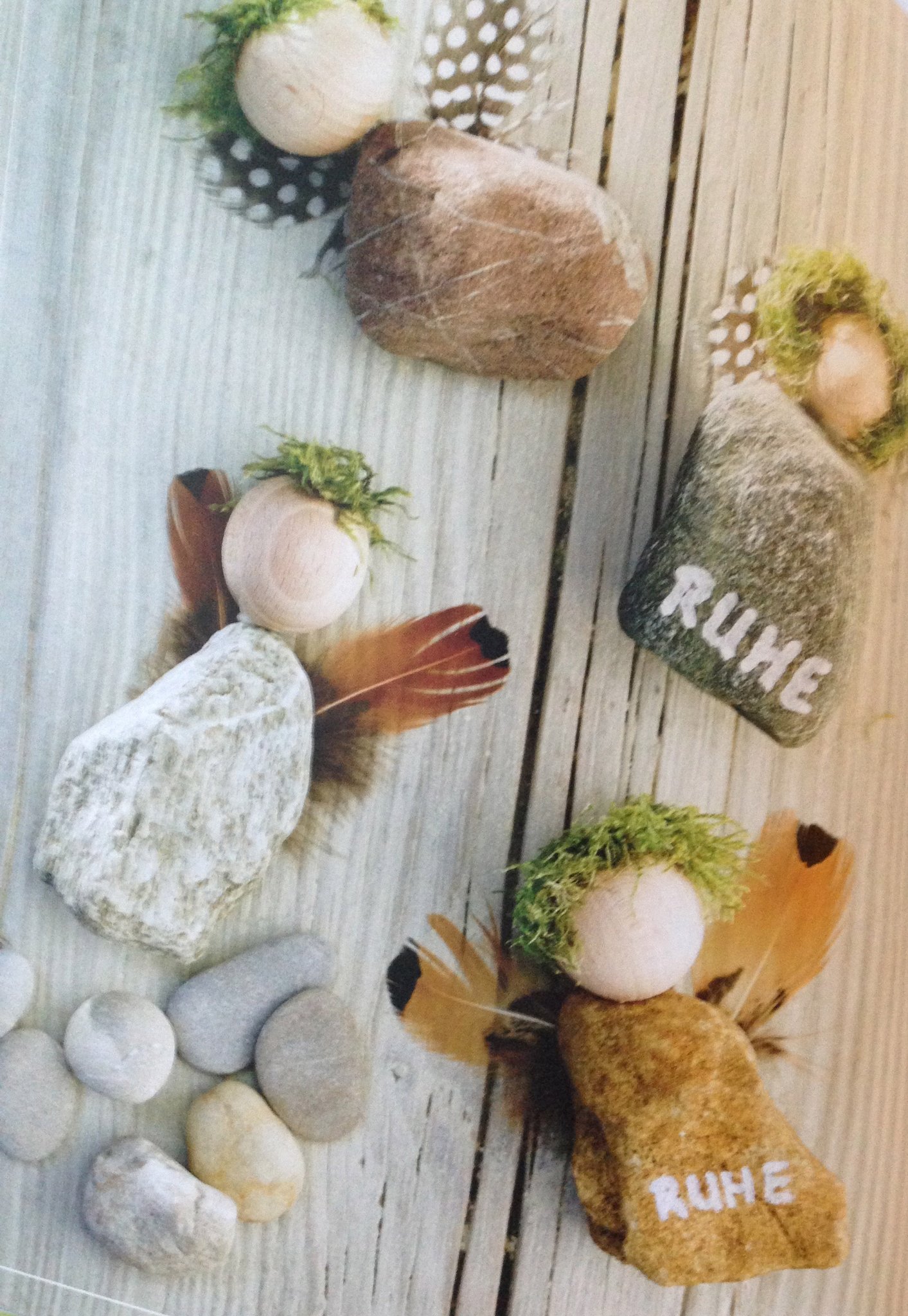 Stein-Engel Beispiels-Bild Buch Topp-Verlag