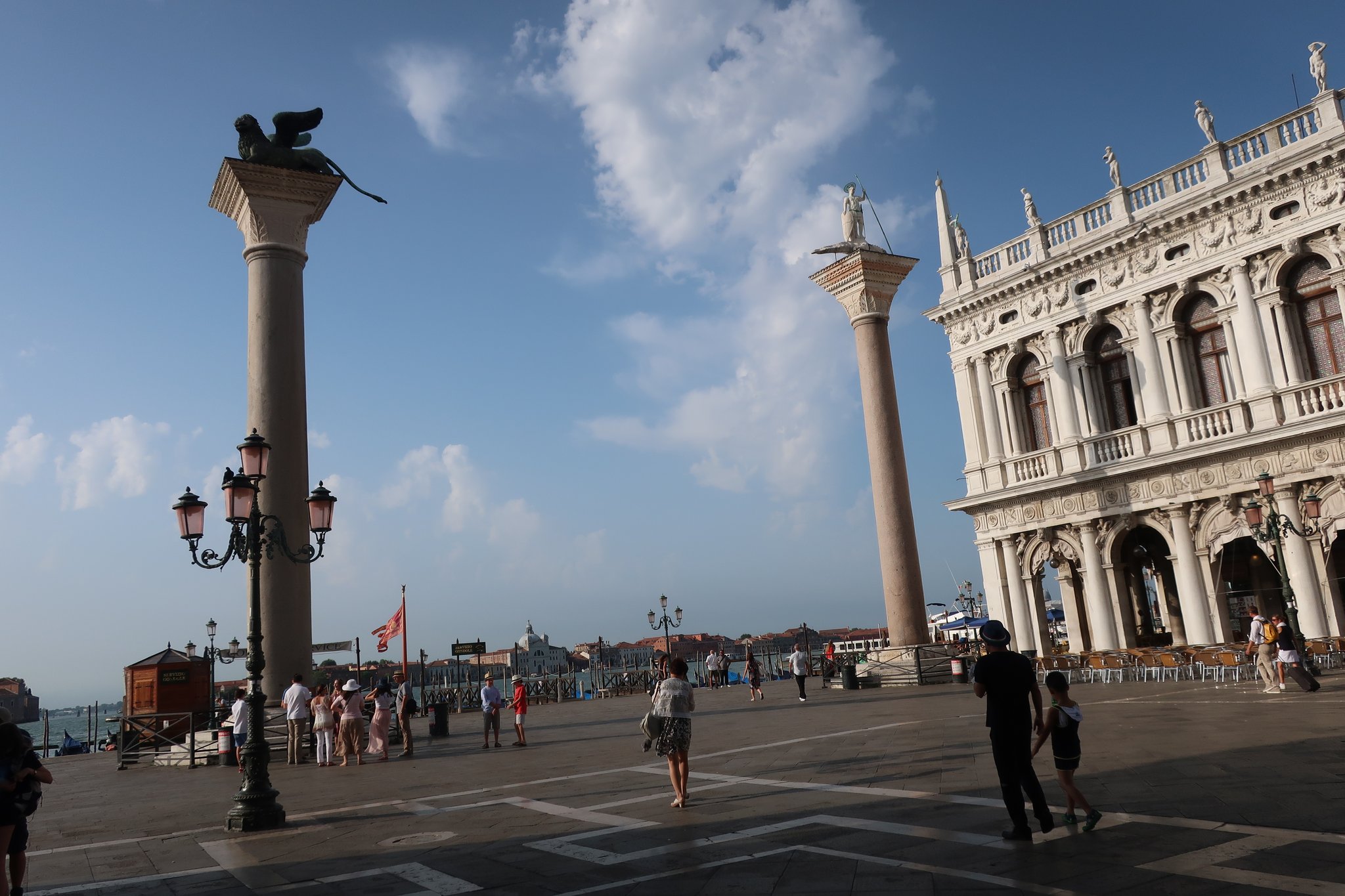 Two columns in St. Mark's Square. Homosexuals were executed by hanging between them.