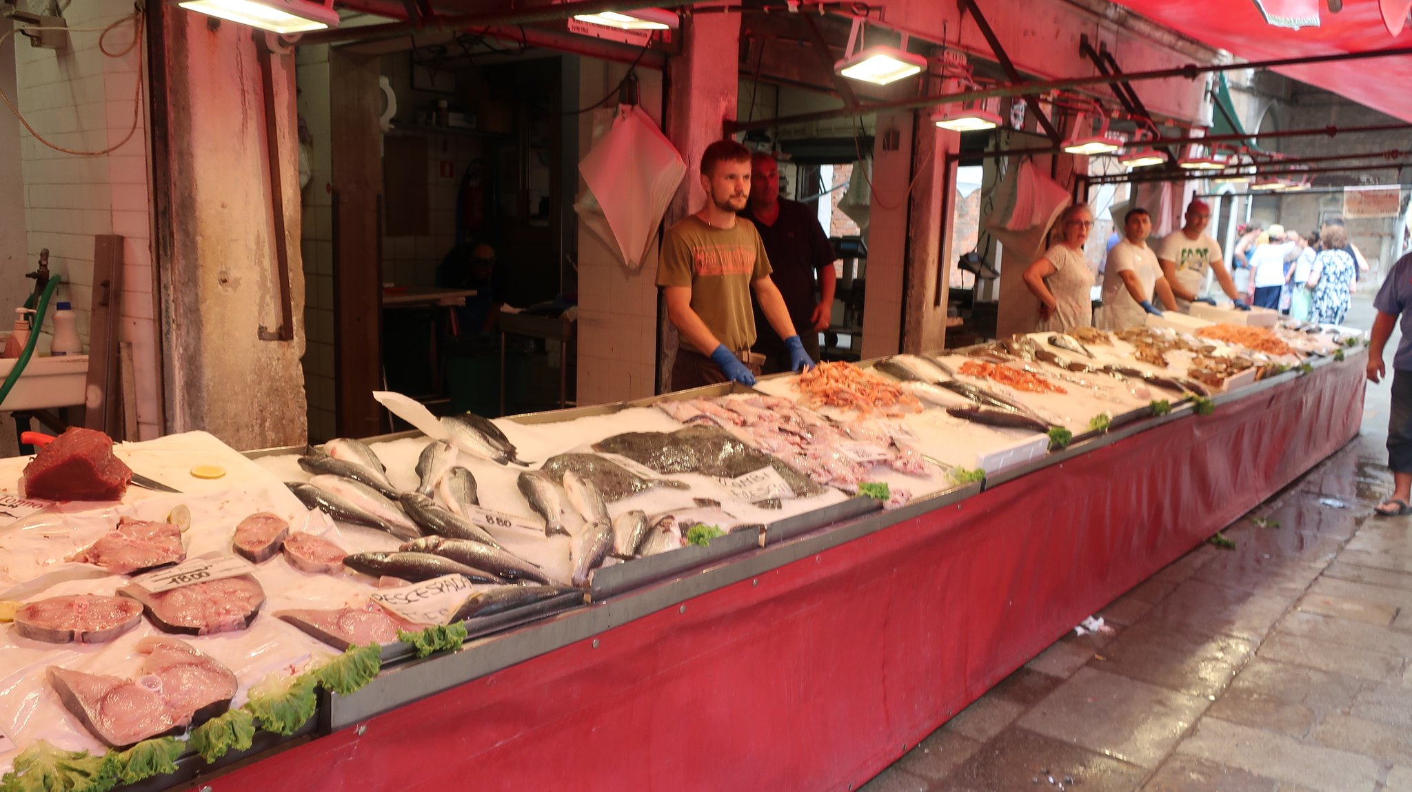 A fish market