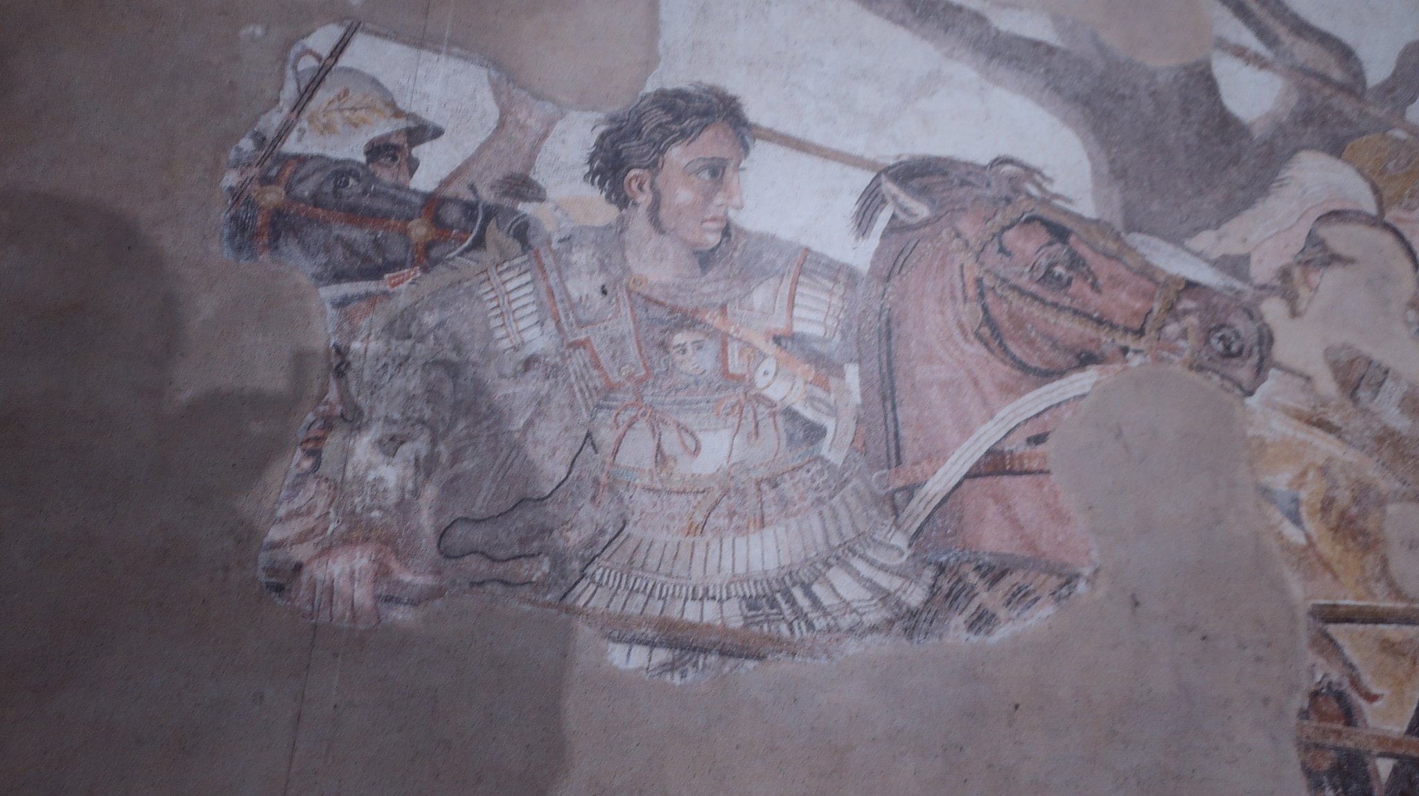 アレキサンダー大王のモザイク画