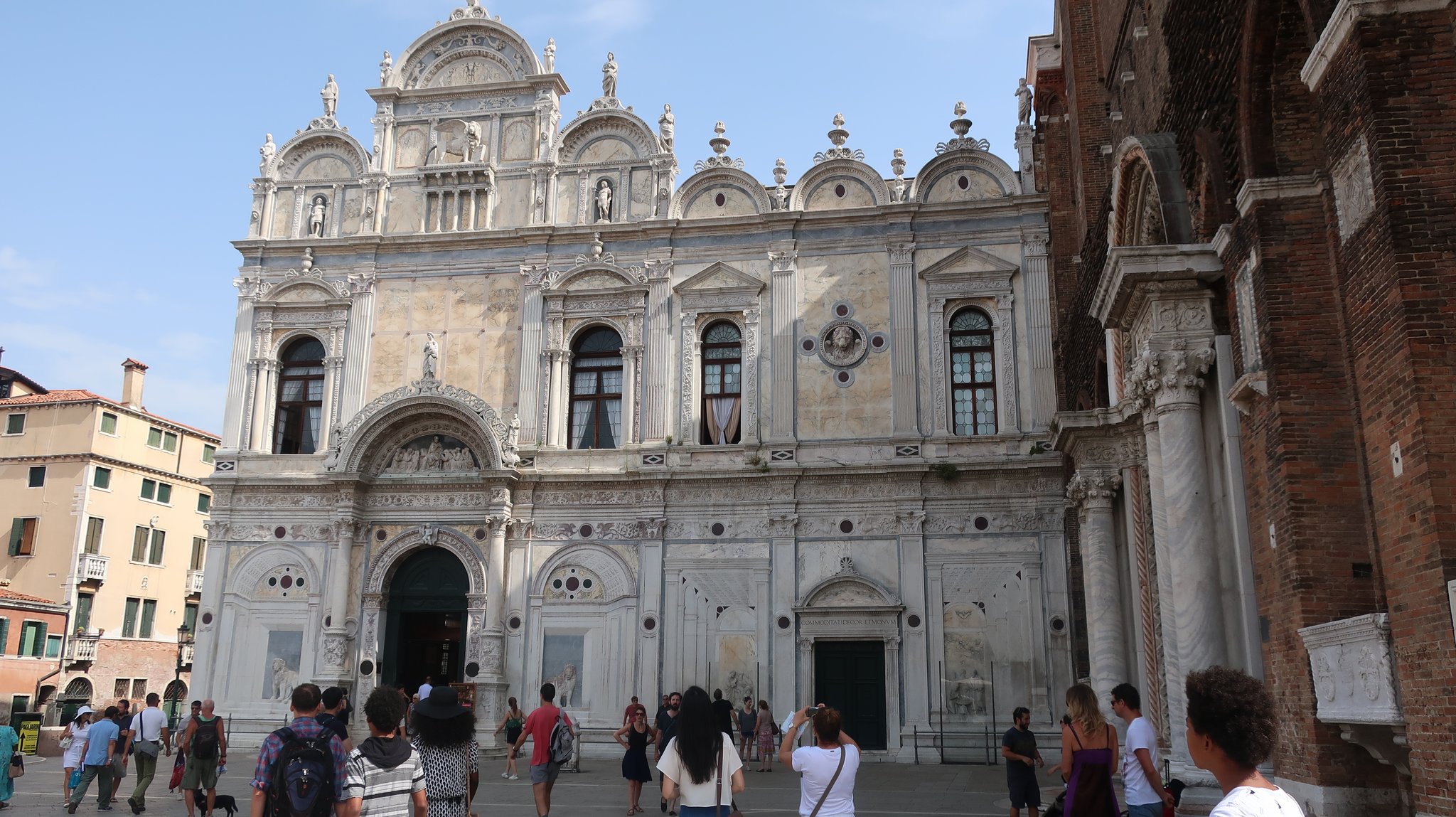 Venice Civil Hospital, facade
