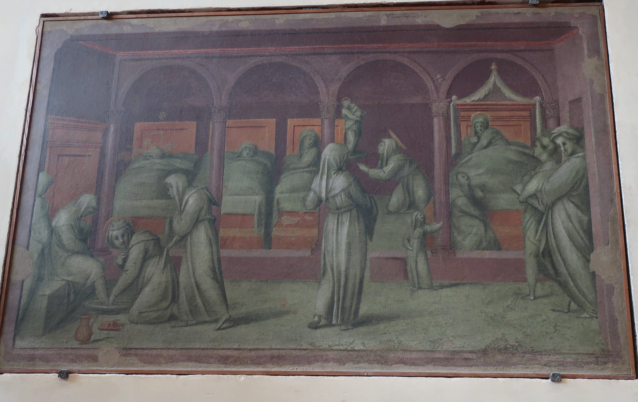 A sanatorium, the precursor of Accademia Gallery Florence