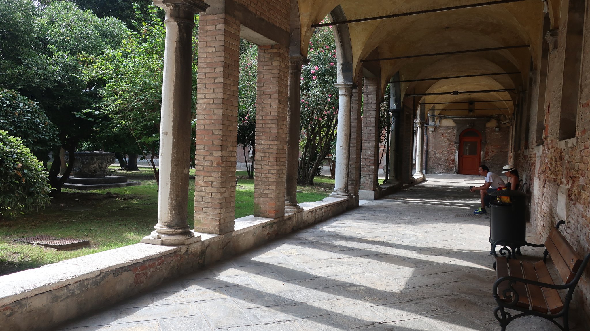 A corridor in the hospital