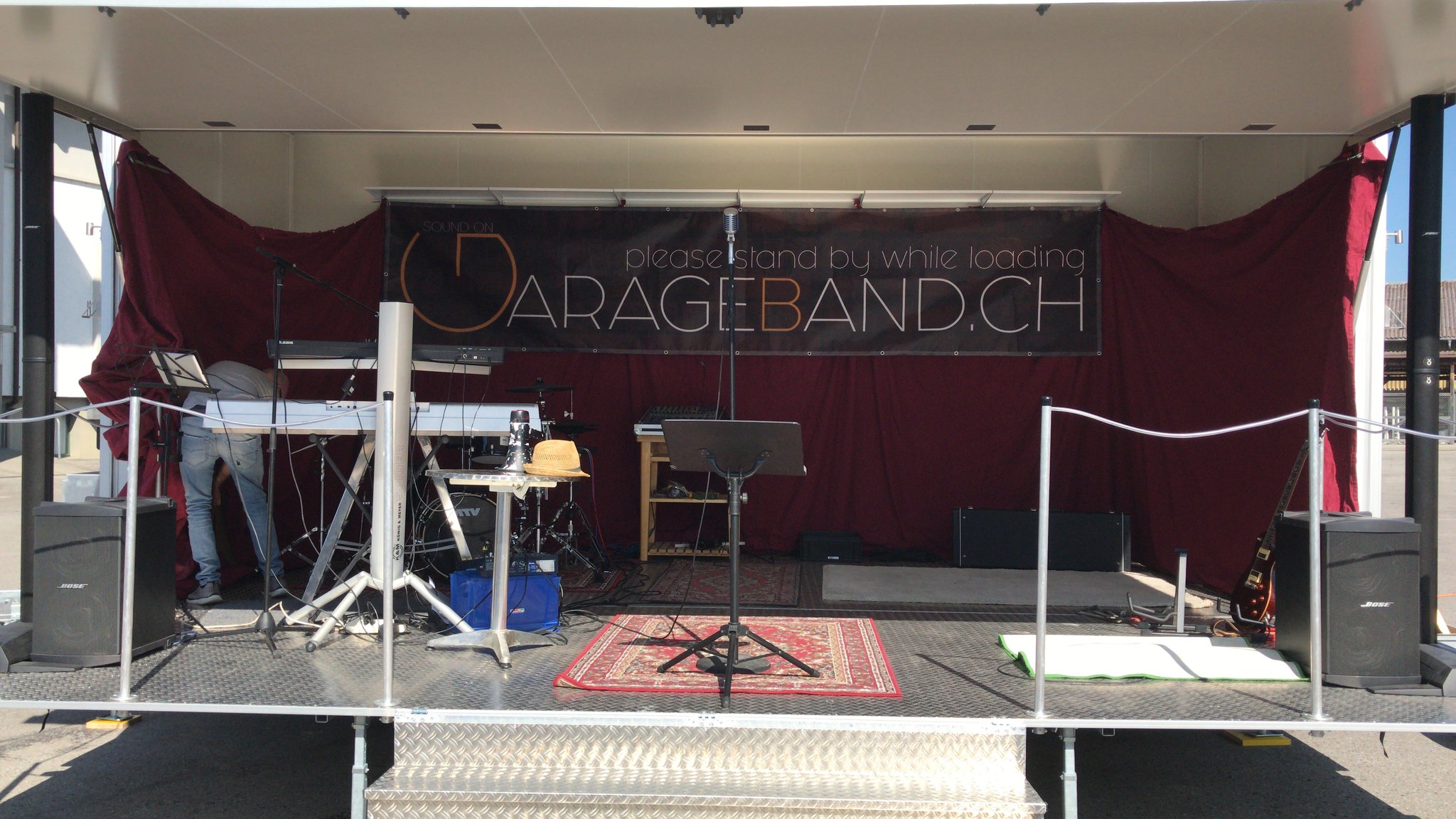 Bühne GarageOpen #1 2019