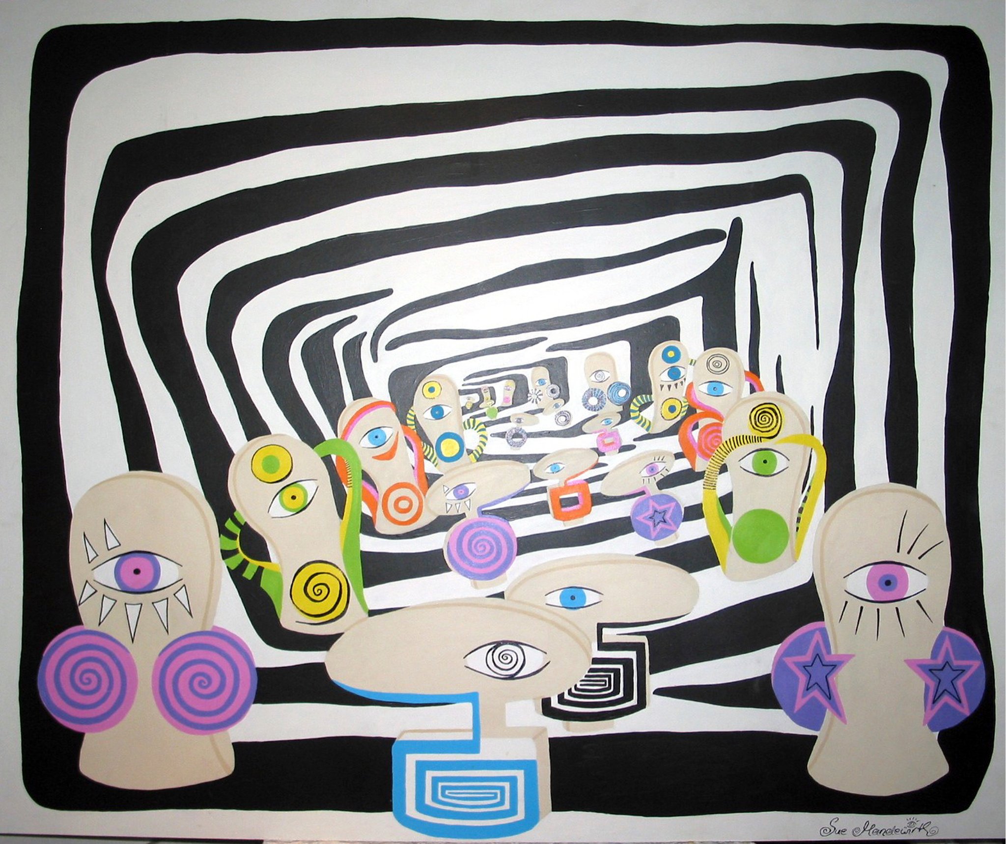 „Come on itˋs such a joy“  Acryl auf MDF 2006