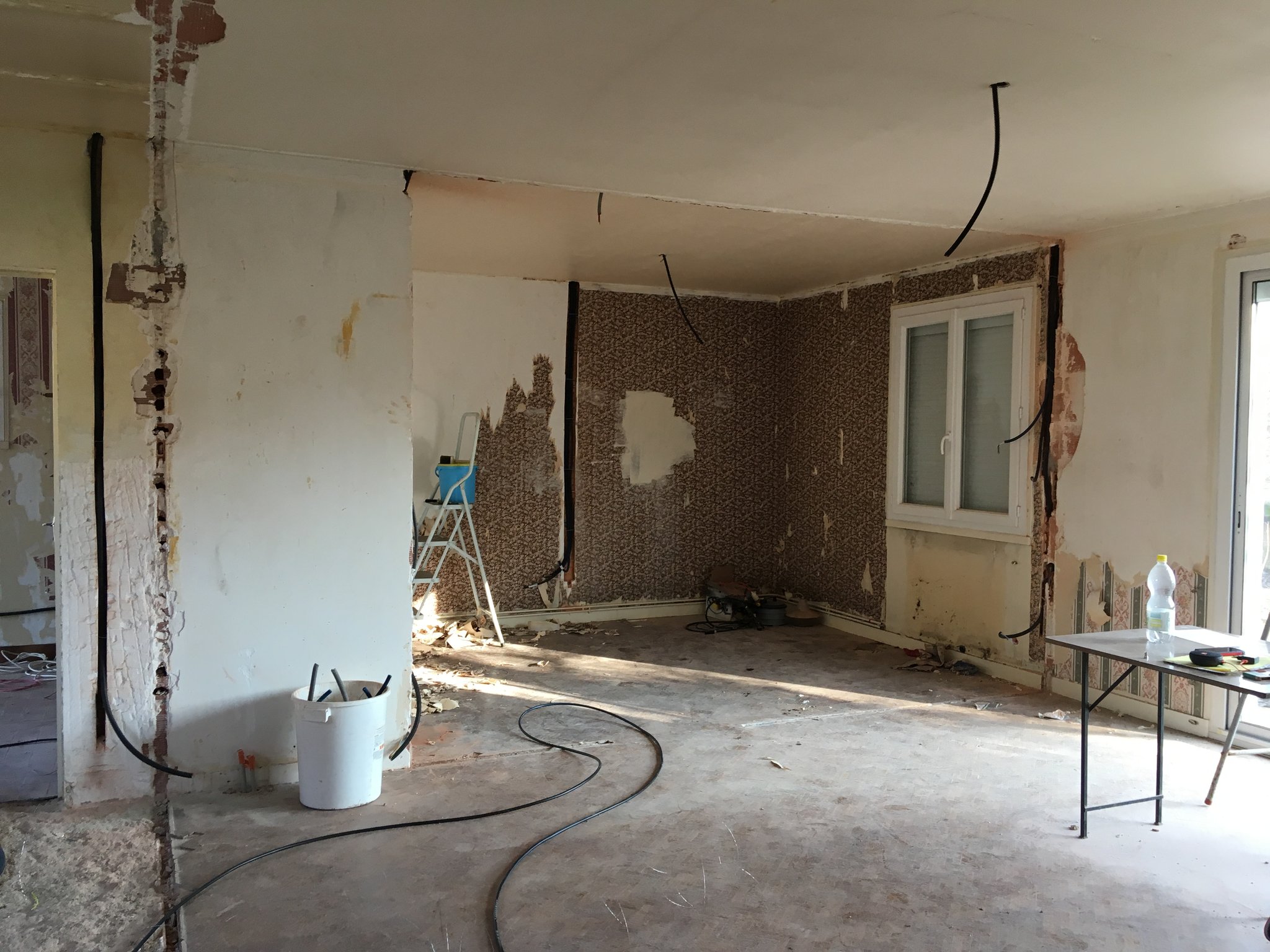 Réagencement d'une pièce de vie