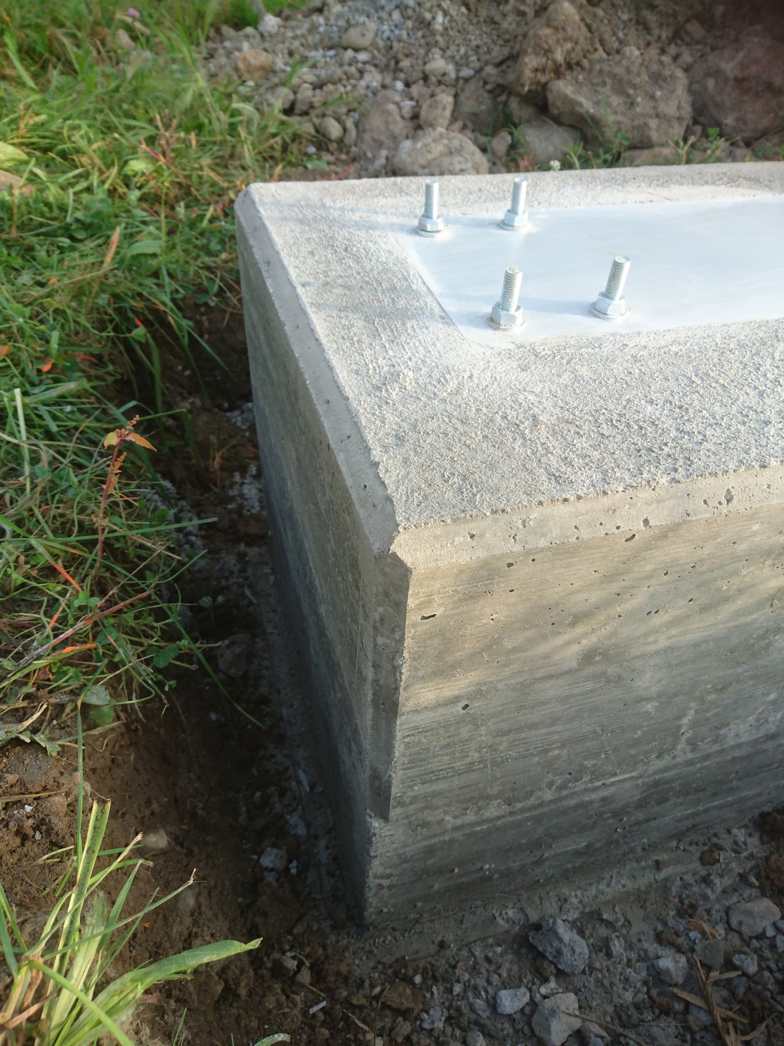 Betonfundamente, Betonschalungen