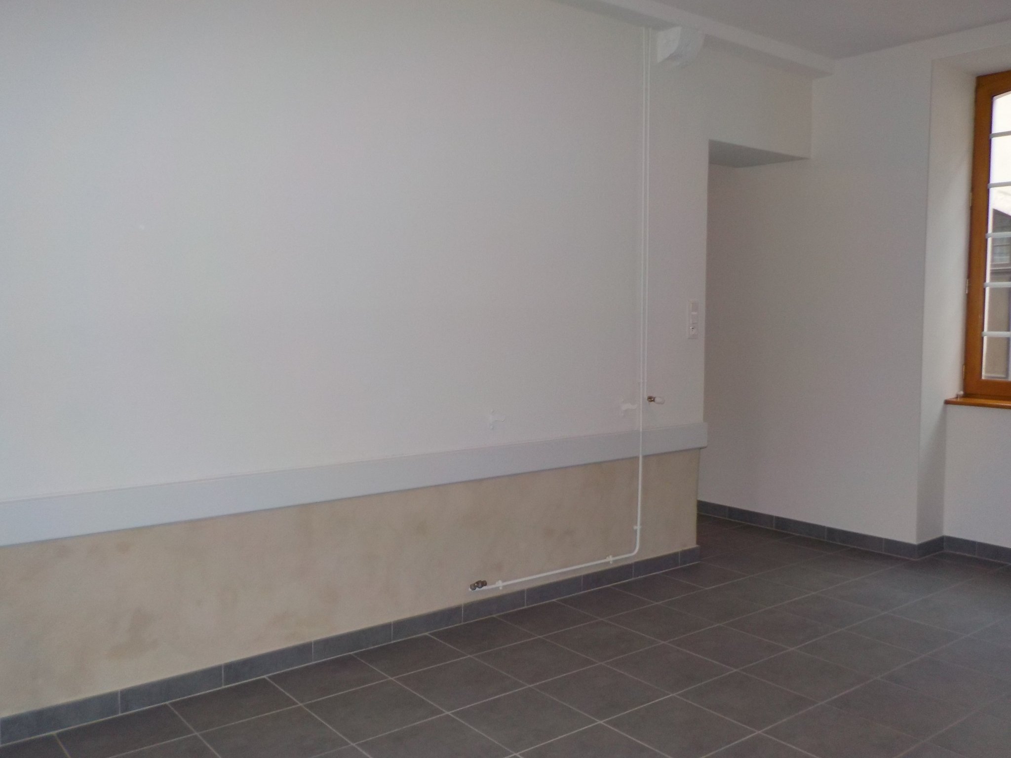 enduit de chaux + badigeon 