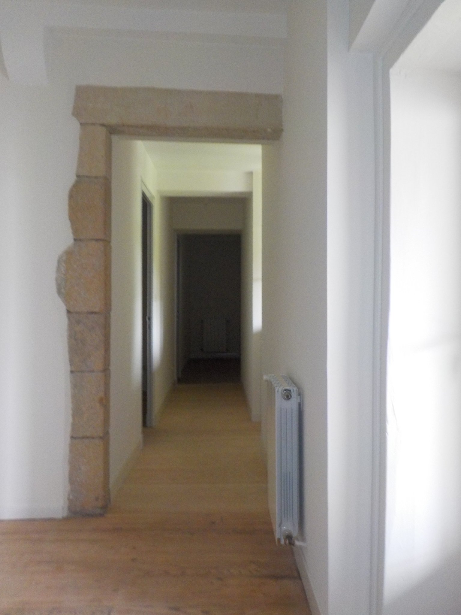 couloir de distribution des chambres 