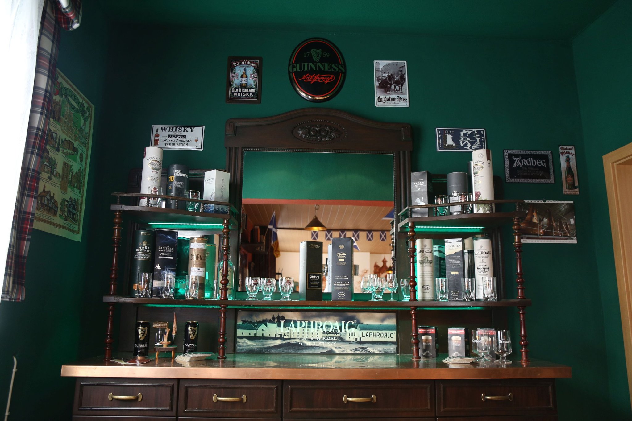 der neu gestaltete Tresenbereich