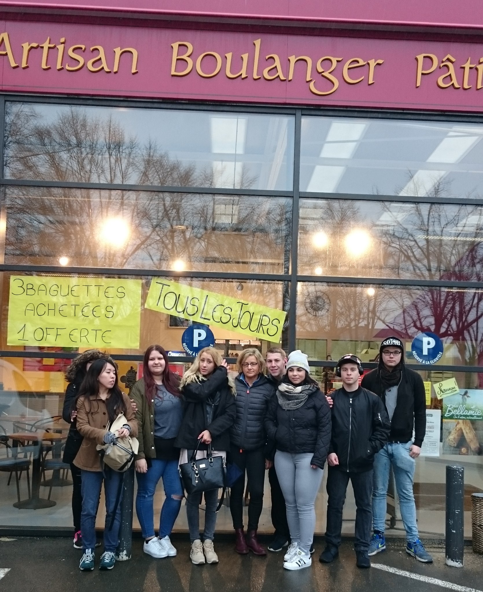 Gruppe der Lehrlinge in Chaumont