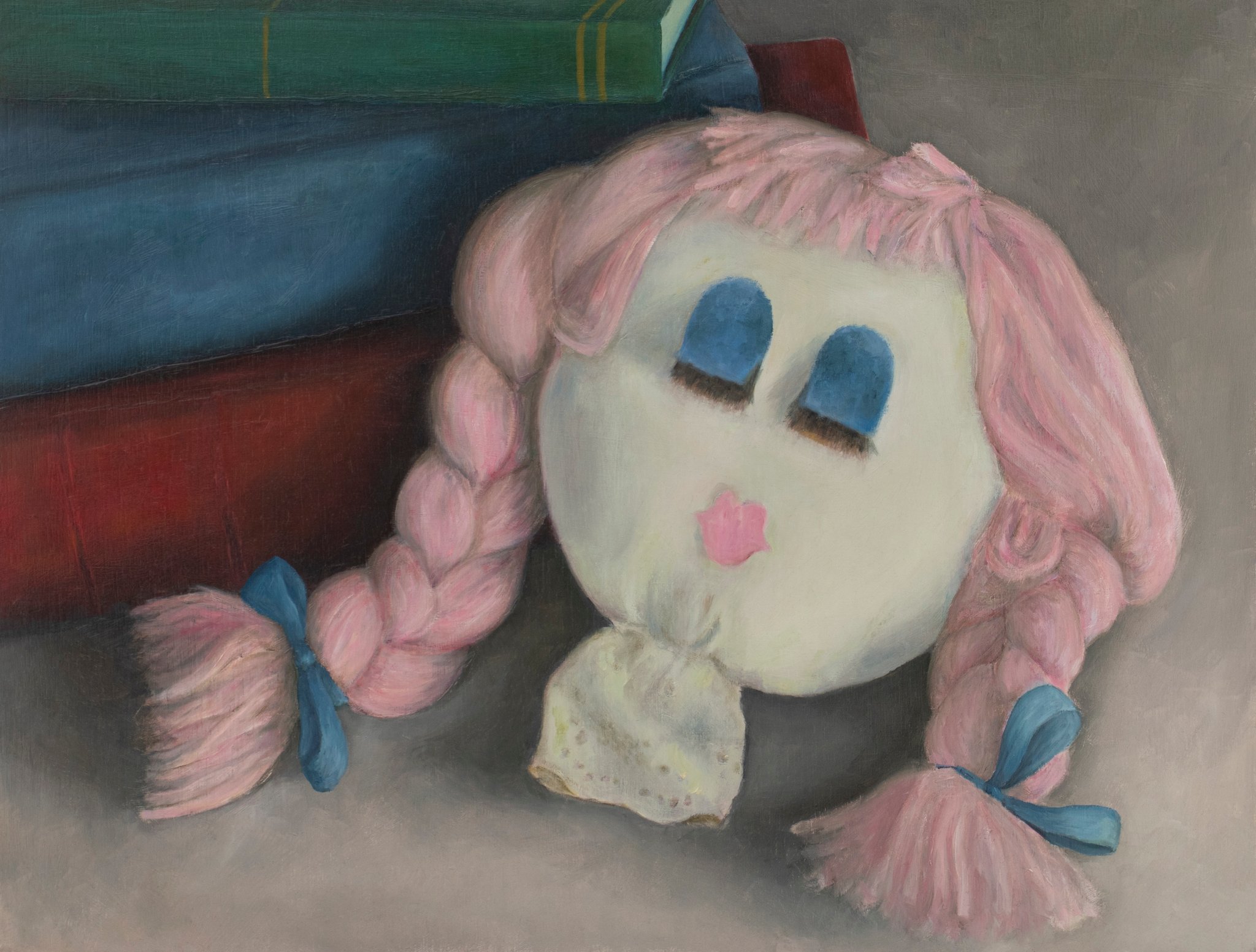 Dolly, oil on board