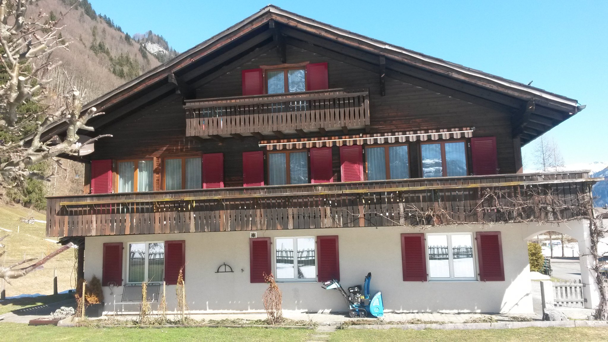 Fassade/Dach vorher, Linthal