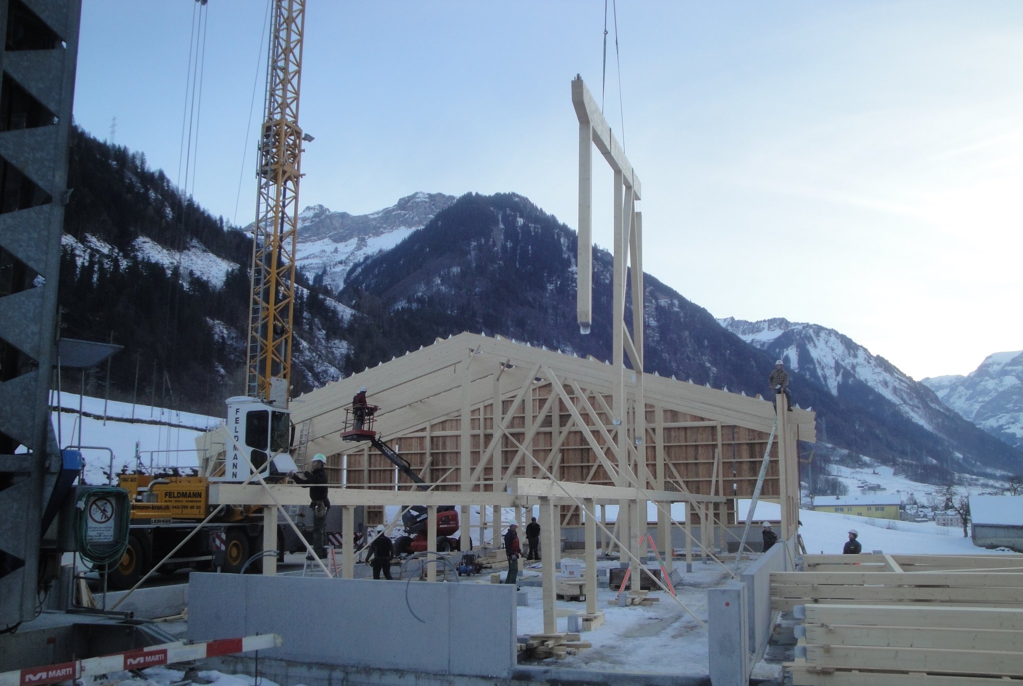 Stallneubau Hätzingen 2014