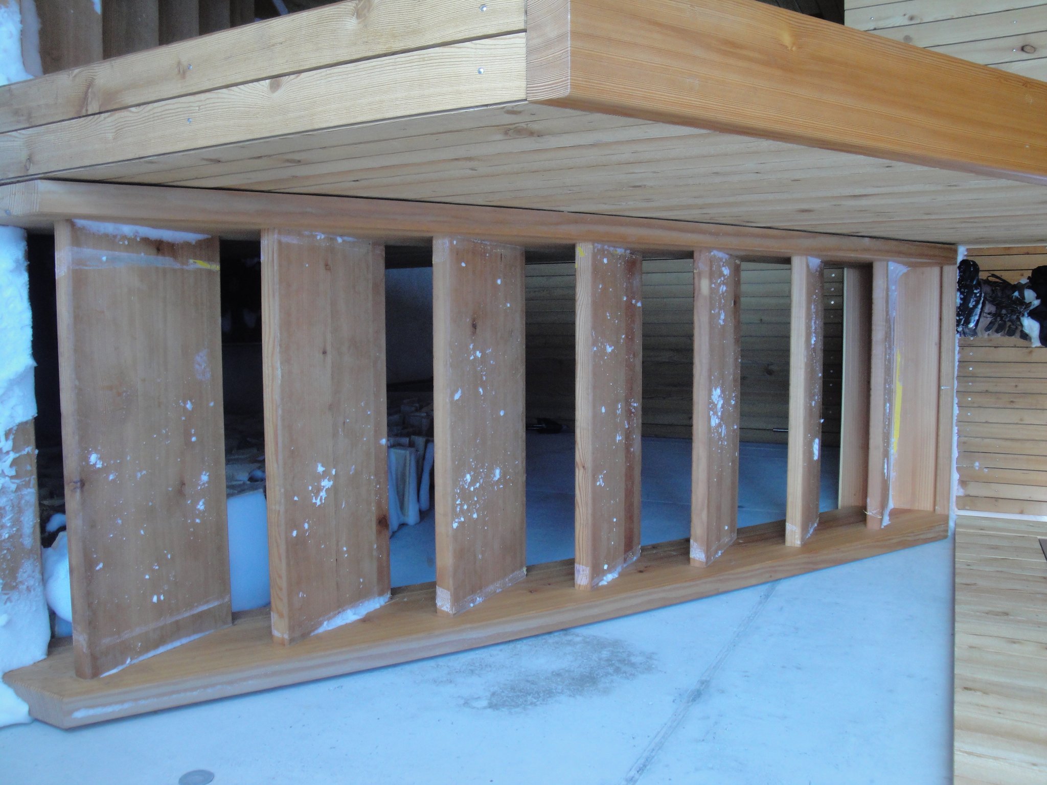 Aussentreppe, Ferienhaus Braunwald