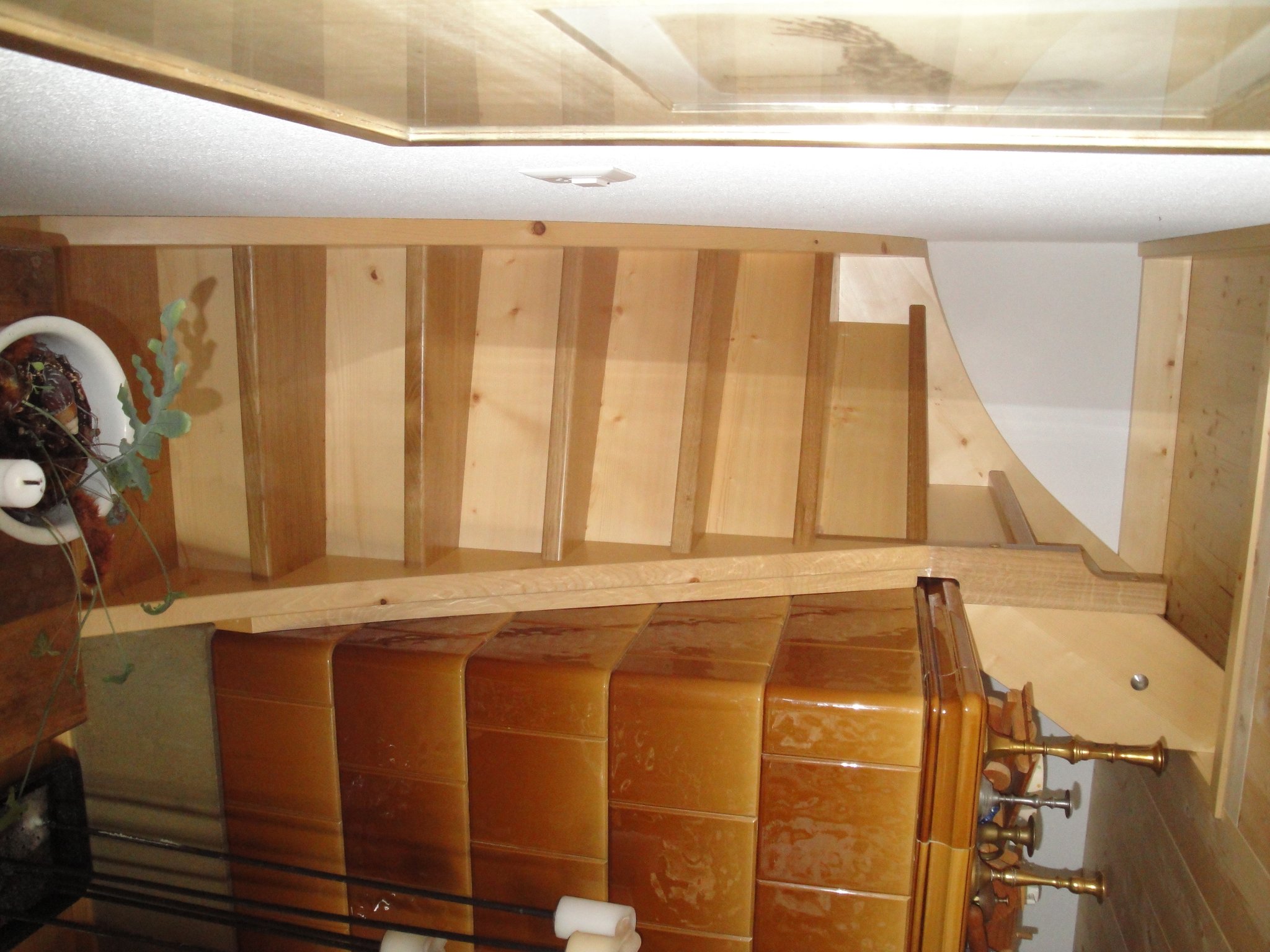 Ofentreppe in Umbau Einfamilienhaus, Diesbach