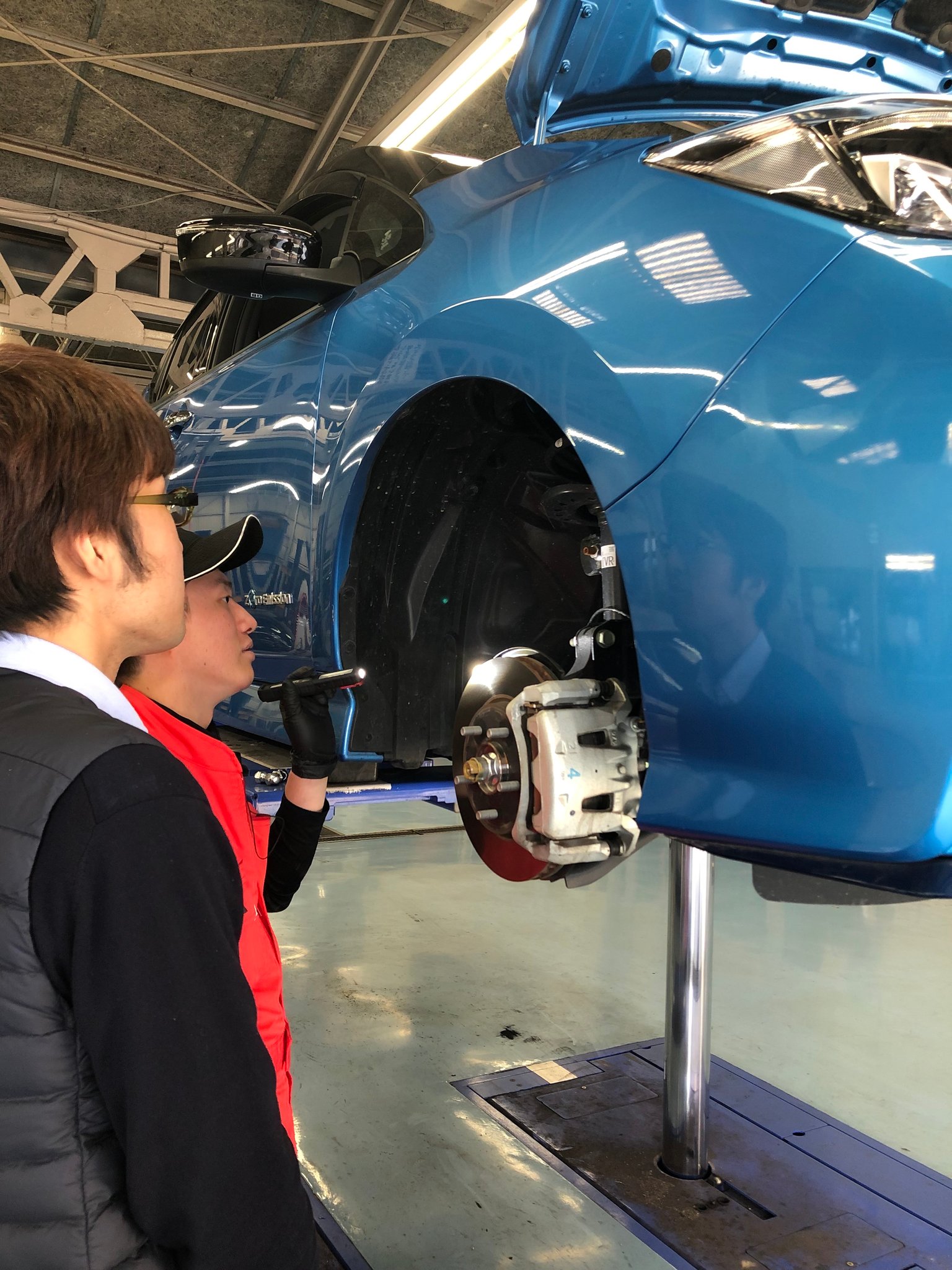 制動装置の点検